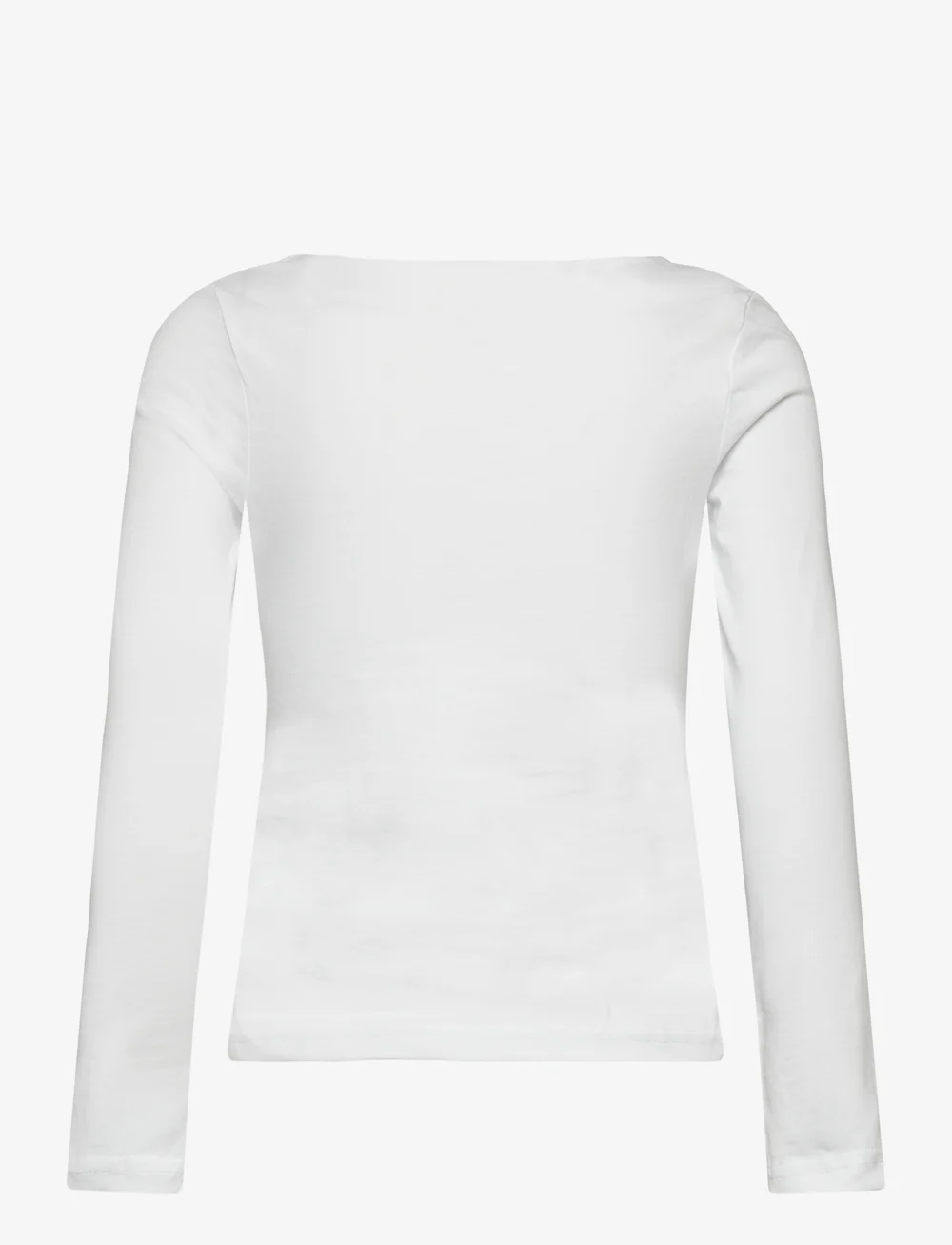 LMTD - NLFNOVE LS DEEP O-NECK SHORT TOP NOOS - langärmelig - bright white - 2