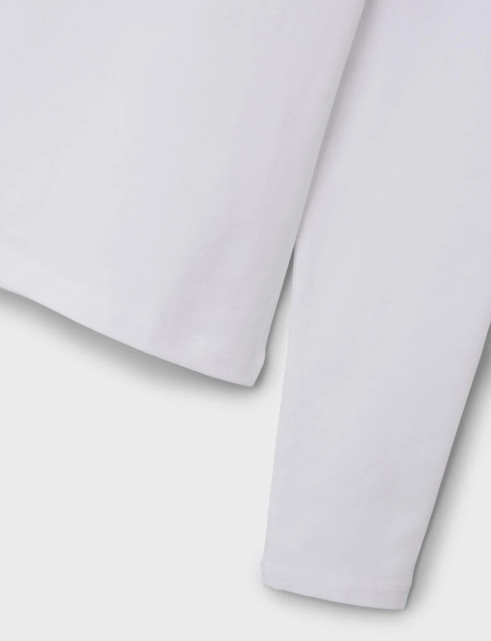 LMTD - NLFNOVE LS DEEP O-NECK SHORT TOP NOOS - langärmelig - bright white - 3