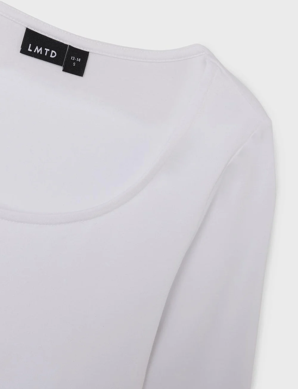 LMTD - NLFNOVE LS DEEP O-NECK SHORT TOP NOOS - langärmelig - bright white - 5