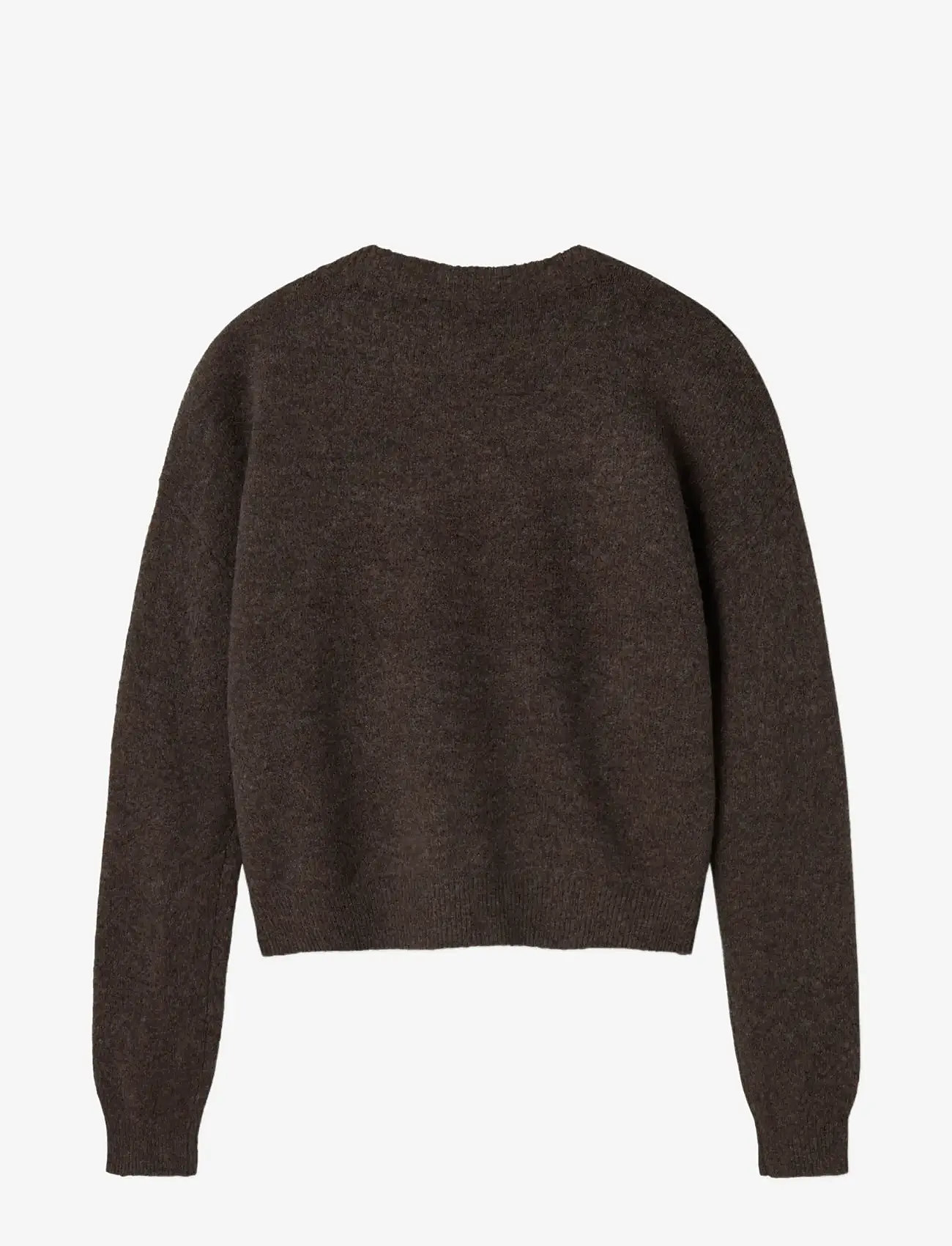 LMTD - NLFLODET LS SHORT KNIT NOOS - pullover - chocolate brown - 2