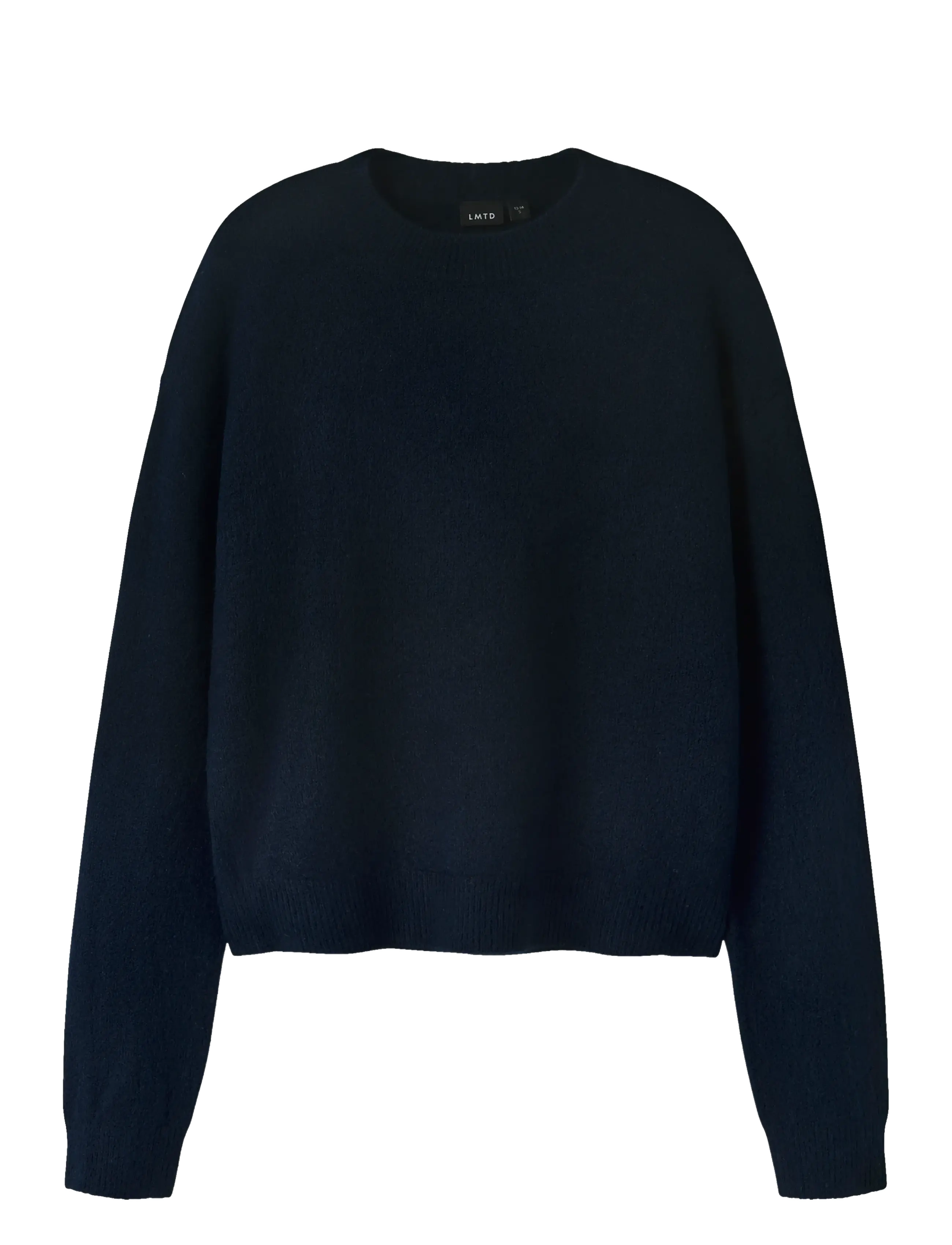 LMTD NLFLODET LS SHORT KNIT NOOS - Trøjer - DARK SAPPHIRE / navy