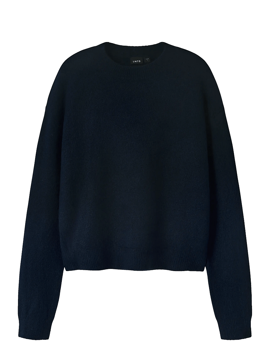 LMTD - NLFLODET LS SHORT KNIT NOOS - džemprid - dark sapphire - 0