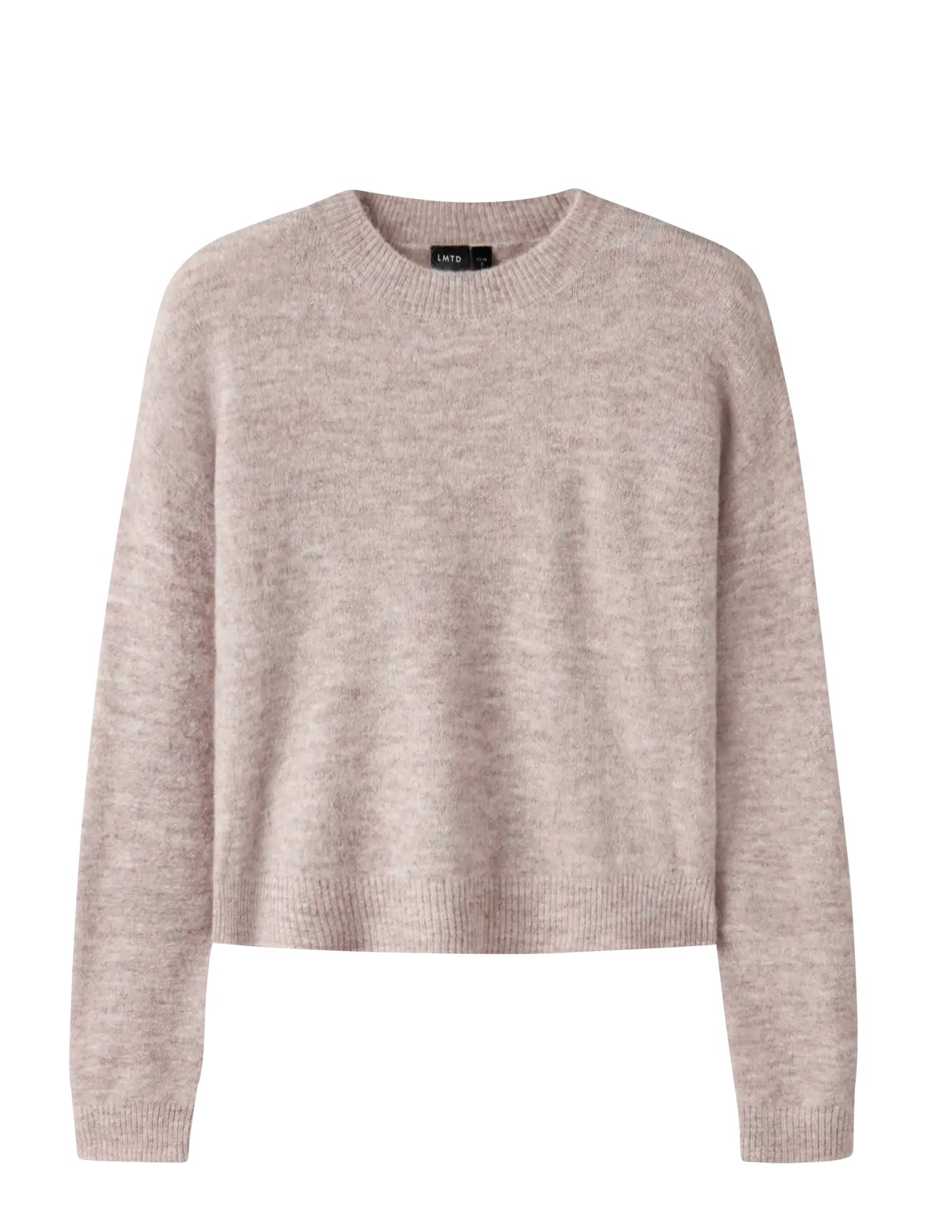 LMTD NLFLODET LS SHORT KNIT NOOS - Trøjer - PEYOTE / grey