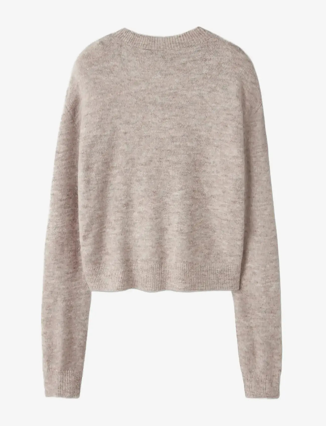 LMTD - NLFLODET LS SHORT KNIT NOOS - trøjer - peyote - 1