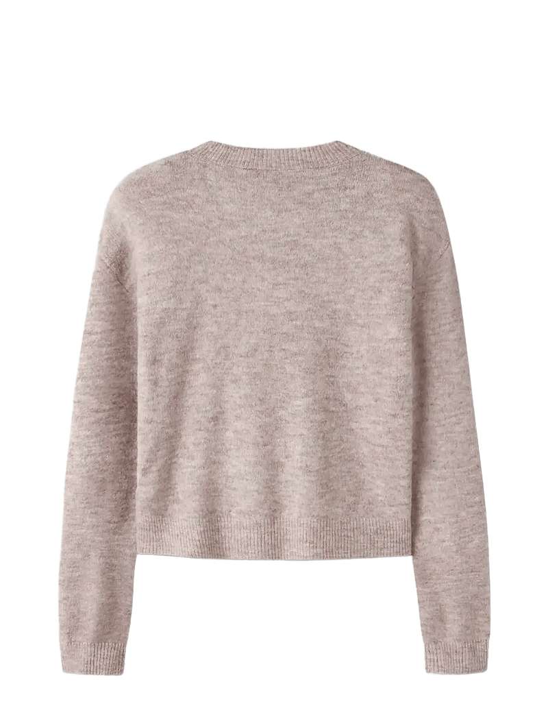 LMTD - NLFLODET LS SHORT KNIT NOOS - pullover - peyote - 1