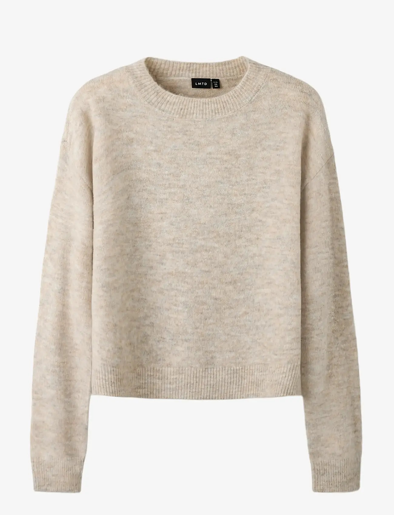 LMTD - NLFLODET LS SHORT KNIT NOOS - stickade tröjor - peyote melange - 0
