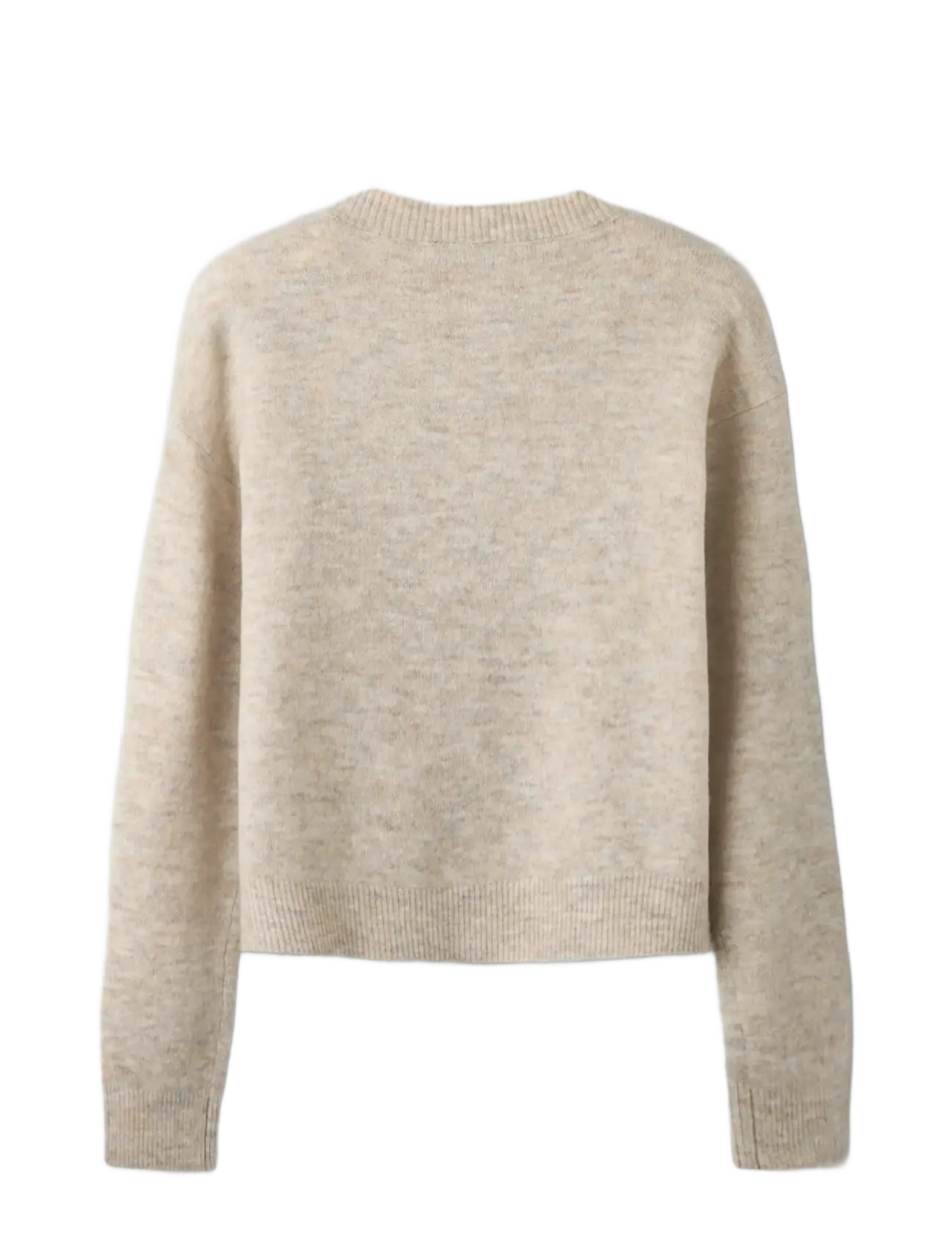 LMTD - NLFLODET LS SHORT KNIT NOOS - stickade tröjor - peyote melange - 1