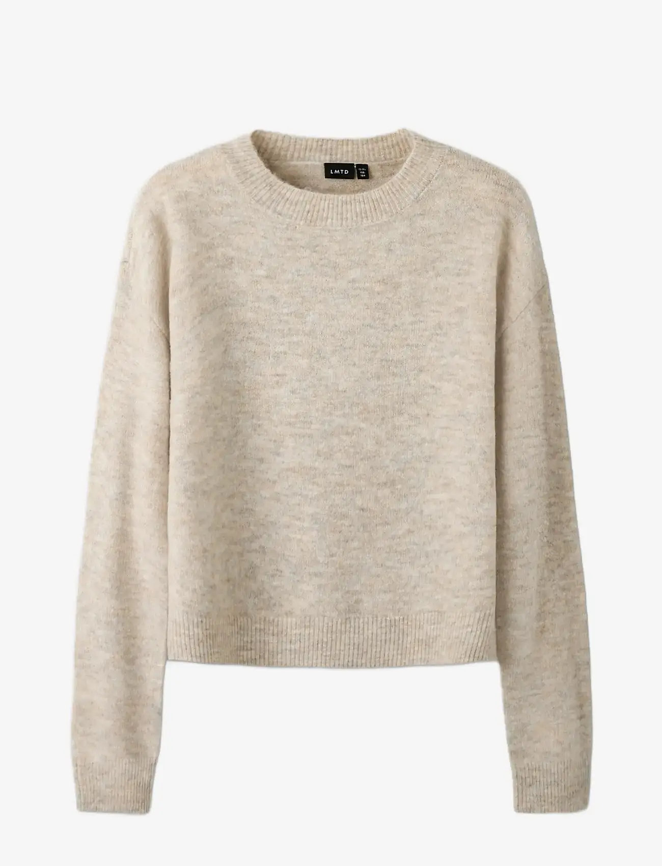 LMTD - NLFLODET LS SHORT KNIT NOOS - stickade tröjor - peyote melange - 2