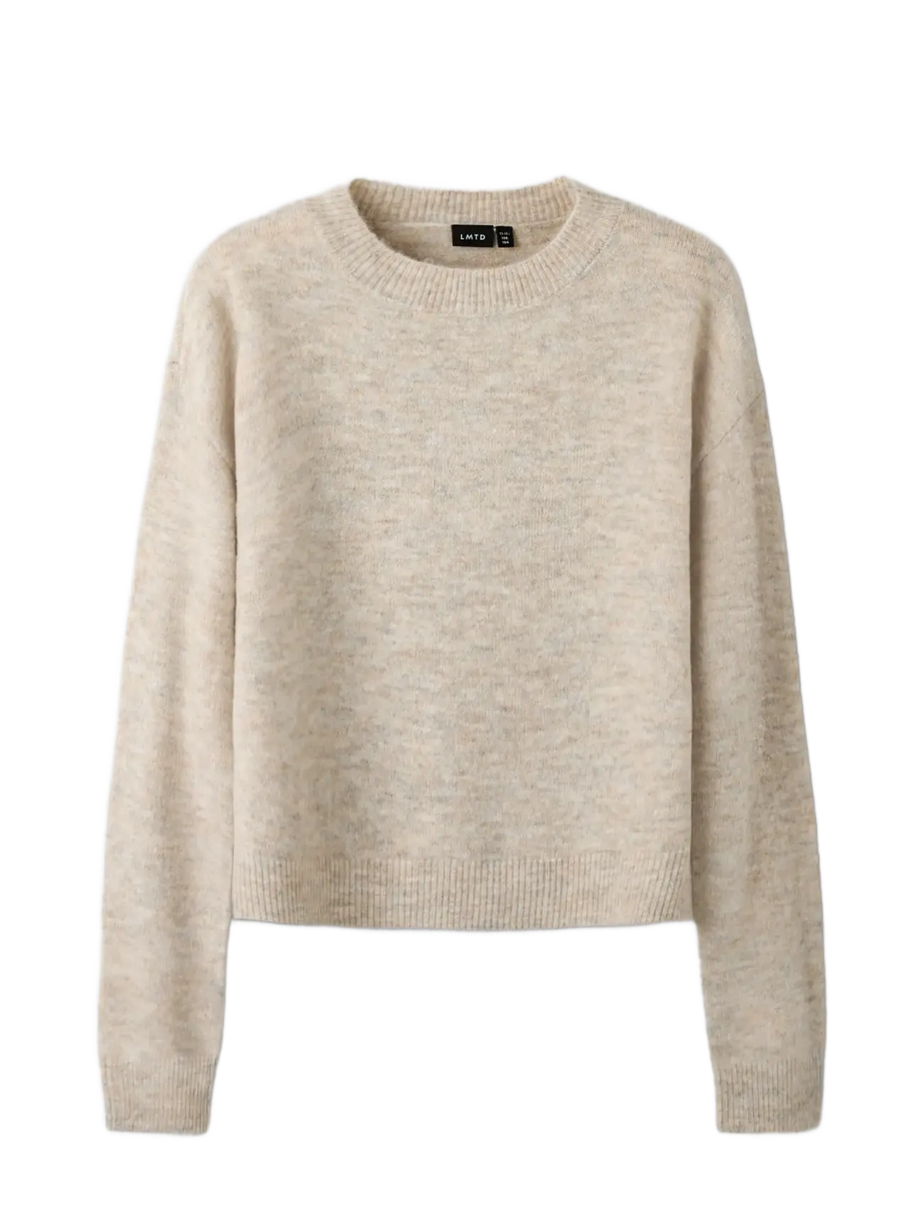 LMTD - NLFLODET LS SHORT KNIT NOOS - stickade tröjor - peyote melange - 2