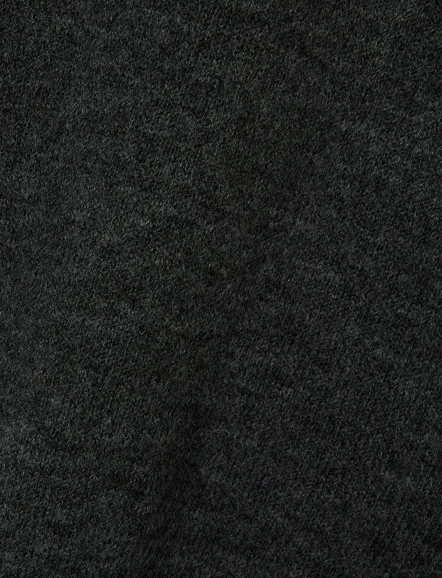 LMTD - NLFLODET LS SHORT KNIT NOOS - pullover - raven - 4