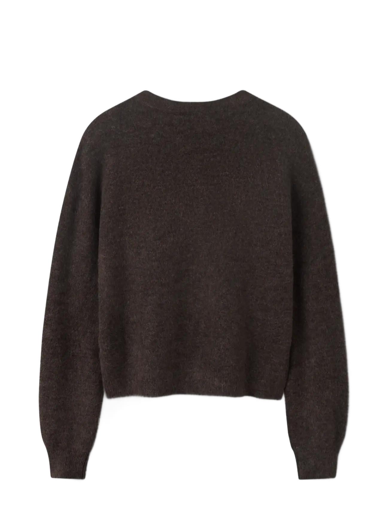 LMTD - NLFLODET LS SHORT KNIT CARDIGAN NOOS - cardigans - chocolate brown - 1