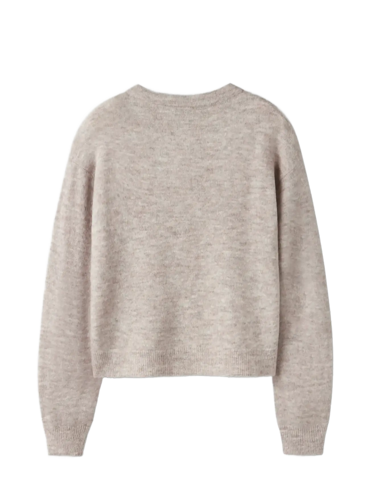 LMTD - NLFLODET LS SHORT KNIT CARDIGAN NOOS - susegamieji megztiniai - peyote - 1