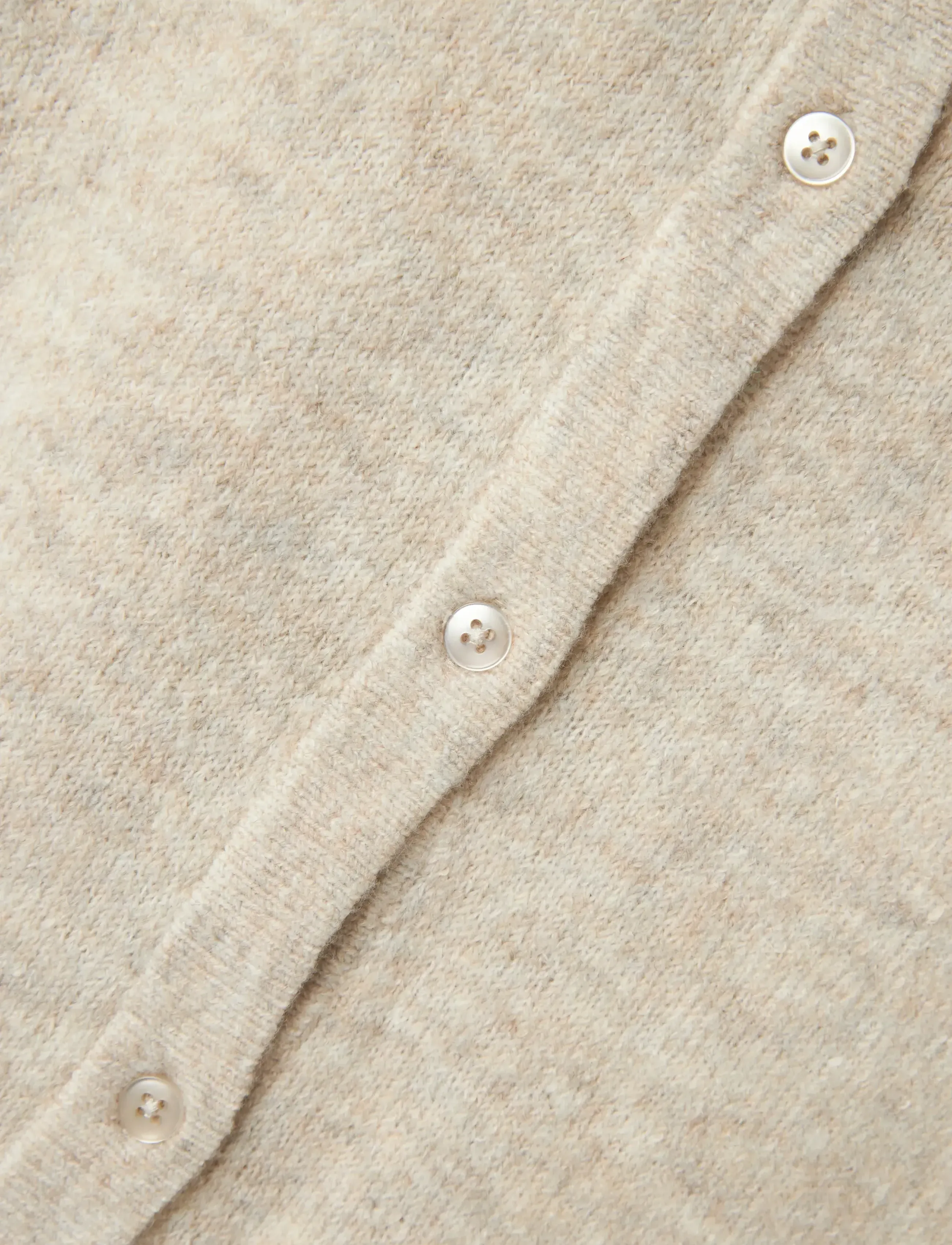 LMTD - NLFLODET LS SHORT KNIT CARDIGAN NOOS - susegamieji megztiniai - peyote - 3