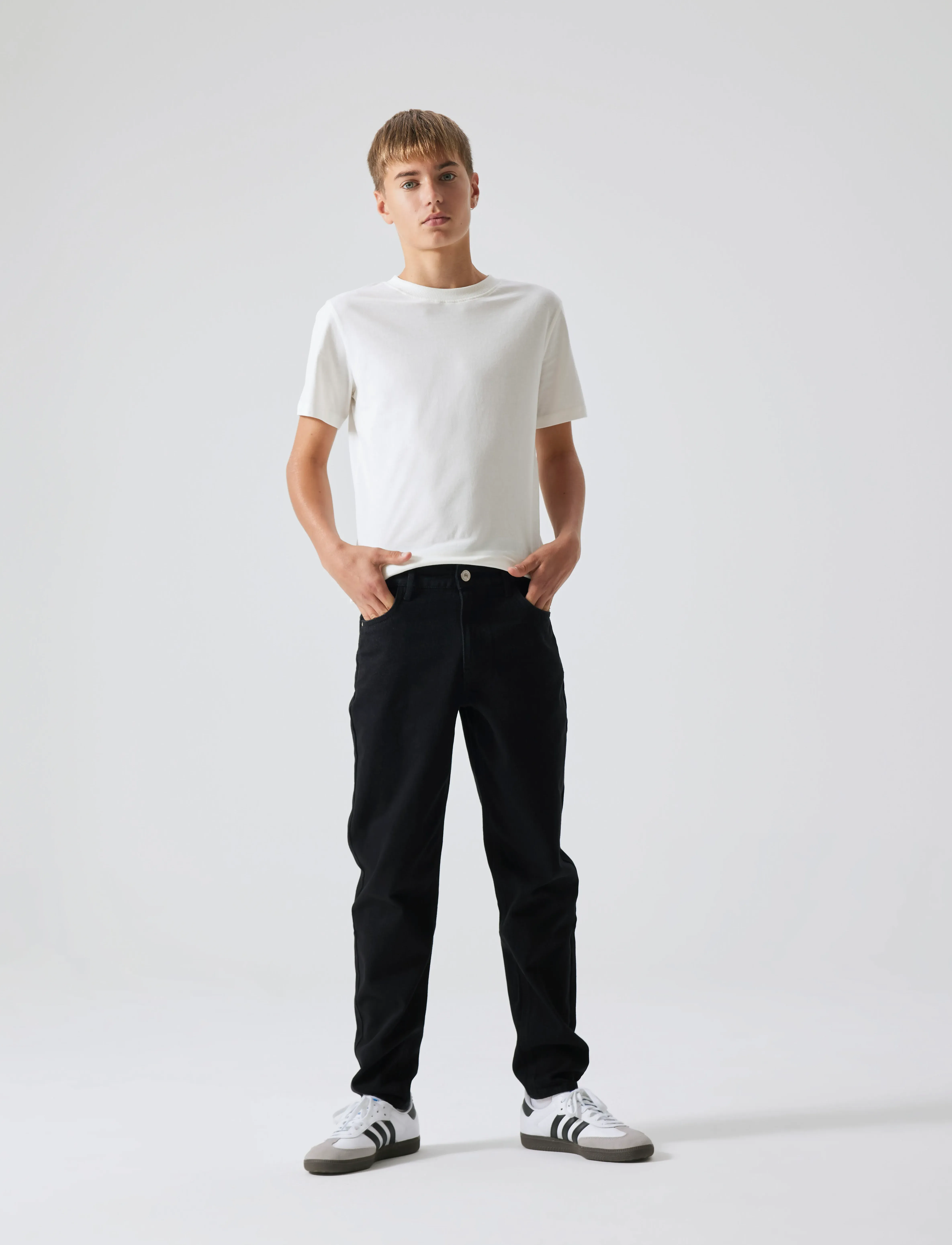 LMTD NLNFAGEN SS L TOP NOOS - Kortærmede T-shirts - BRIGHT WHITE / white