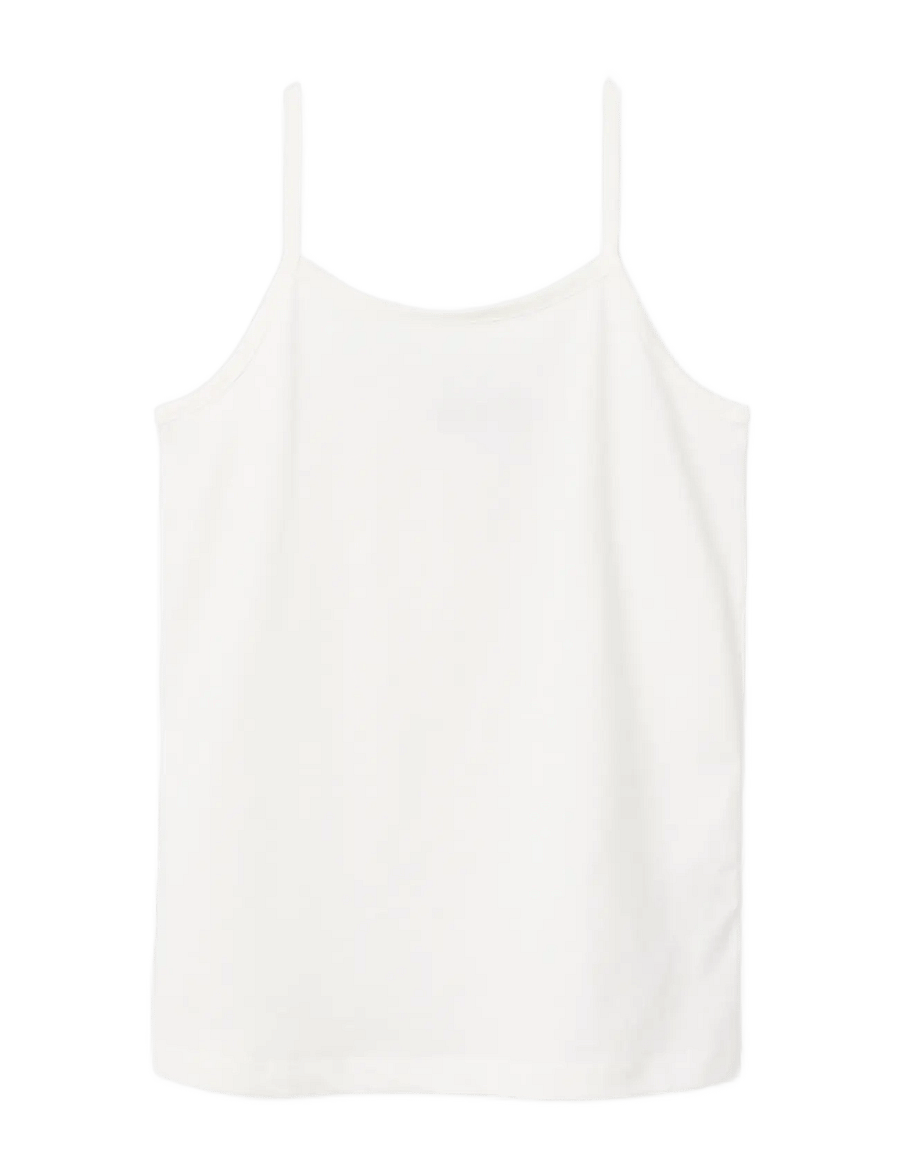 LMTD - NLFNOVE STRAP SHORT S TOP 2P NOOS - white alyssum - 2