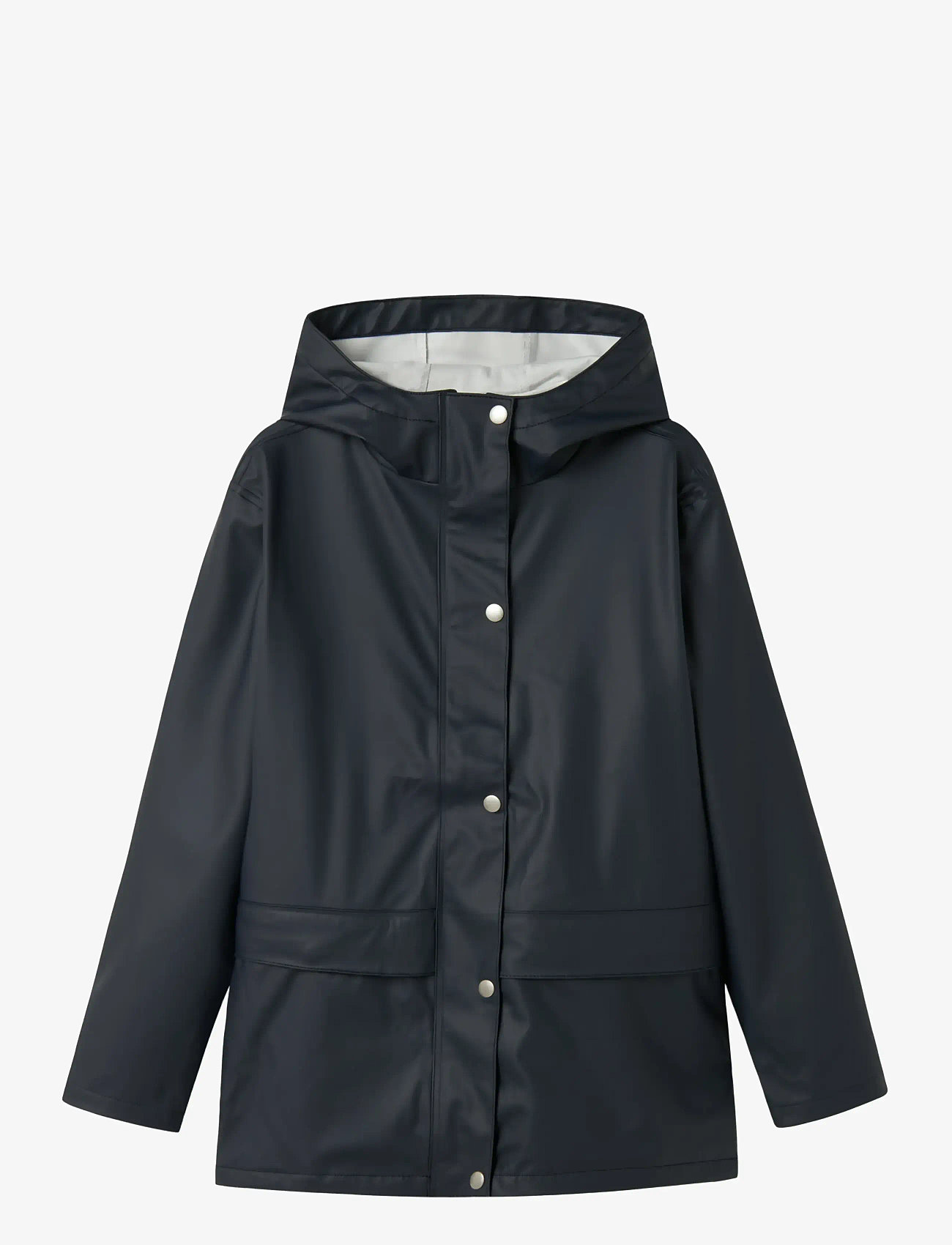 LMTD - NLNDRY10 LONG RAIN JACKET FO - regnjackor - dark sapphire - 0