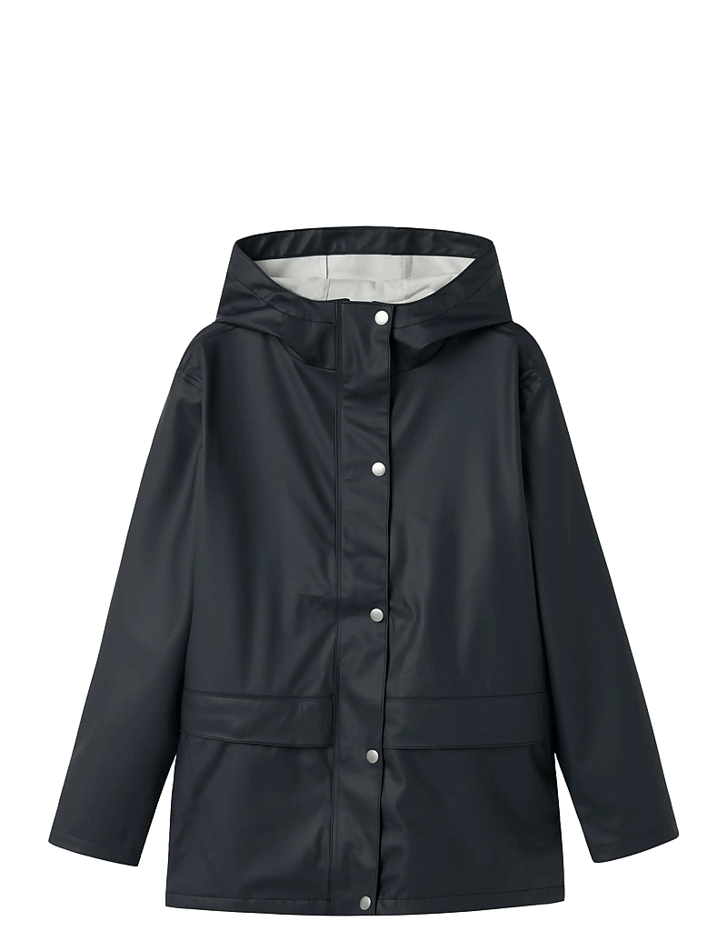 LMTD - NLNDRY10 LONG RAIN JACKET FO - regnjackor - dark sapphire - 0