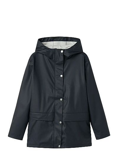 Nlndry10 Long Rain Jacket Fo - Jakker