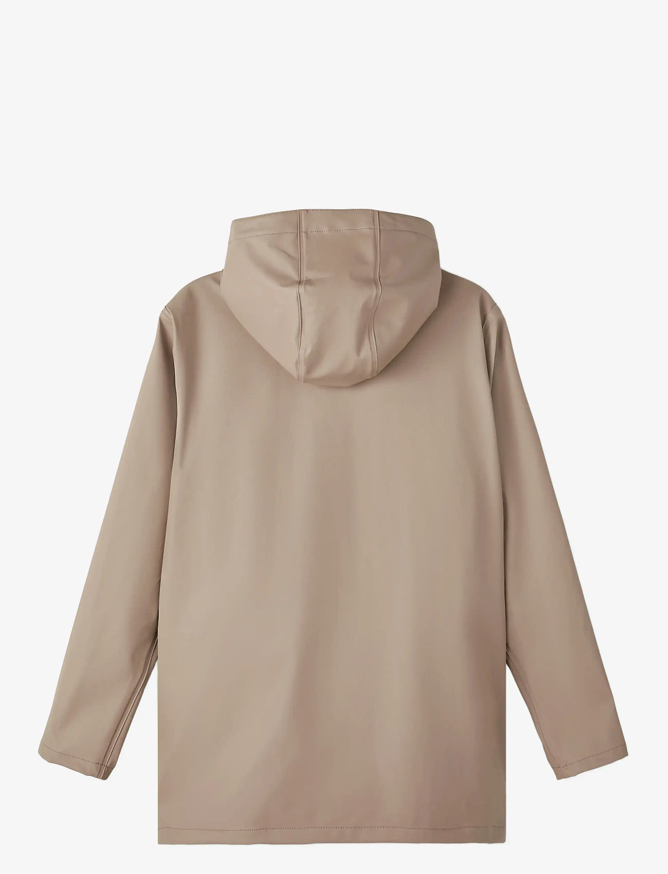 LMTD - NLNDRY10 LONG RAIN JACKET FO - overtøj - mocha meringue - 1