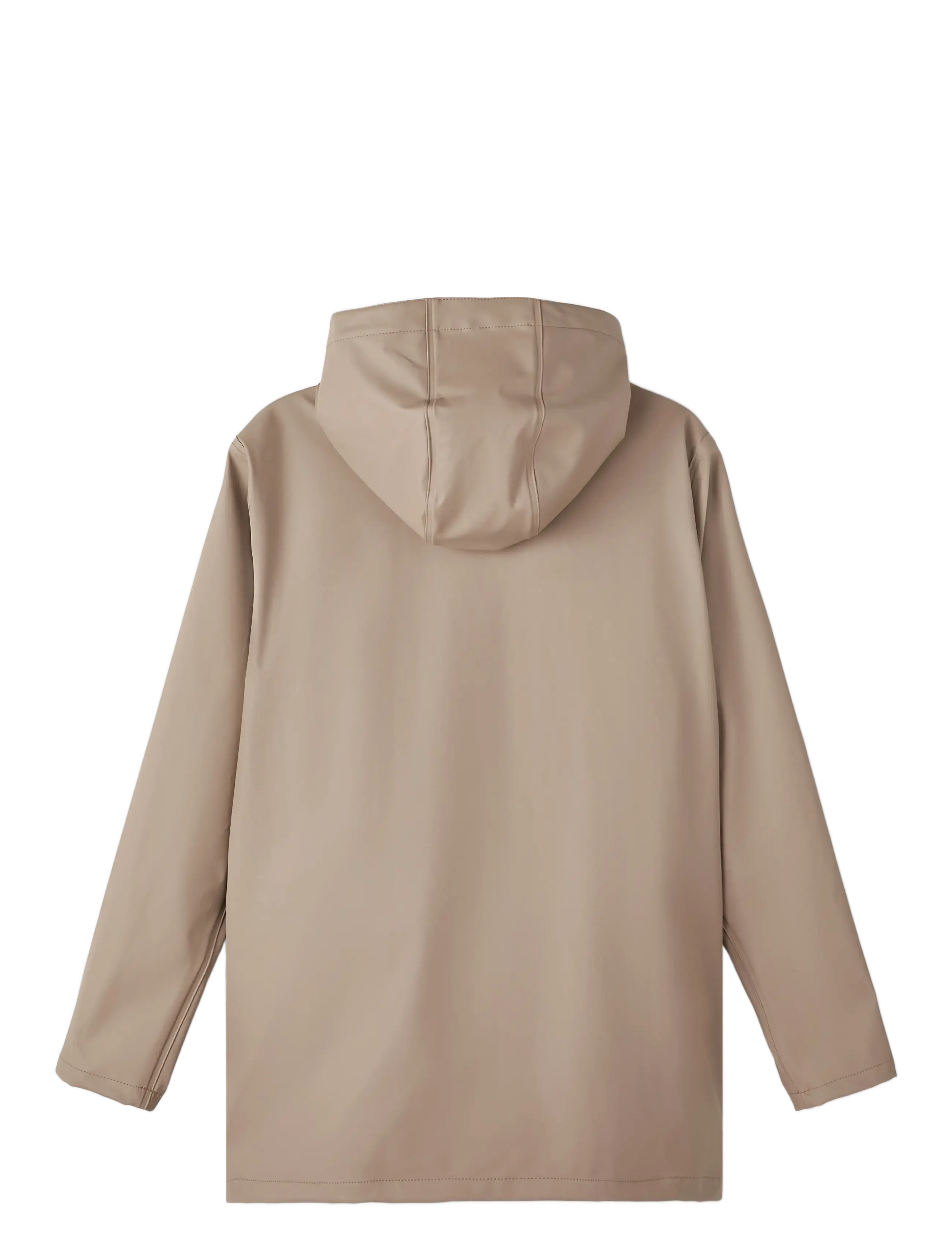 LMTD - NLNDRY10 LONG RAIN JACKET FO - regenjacken - mocha meringue - 2