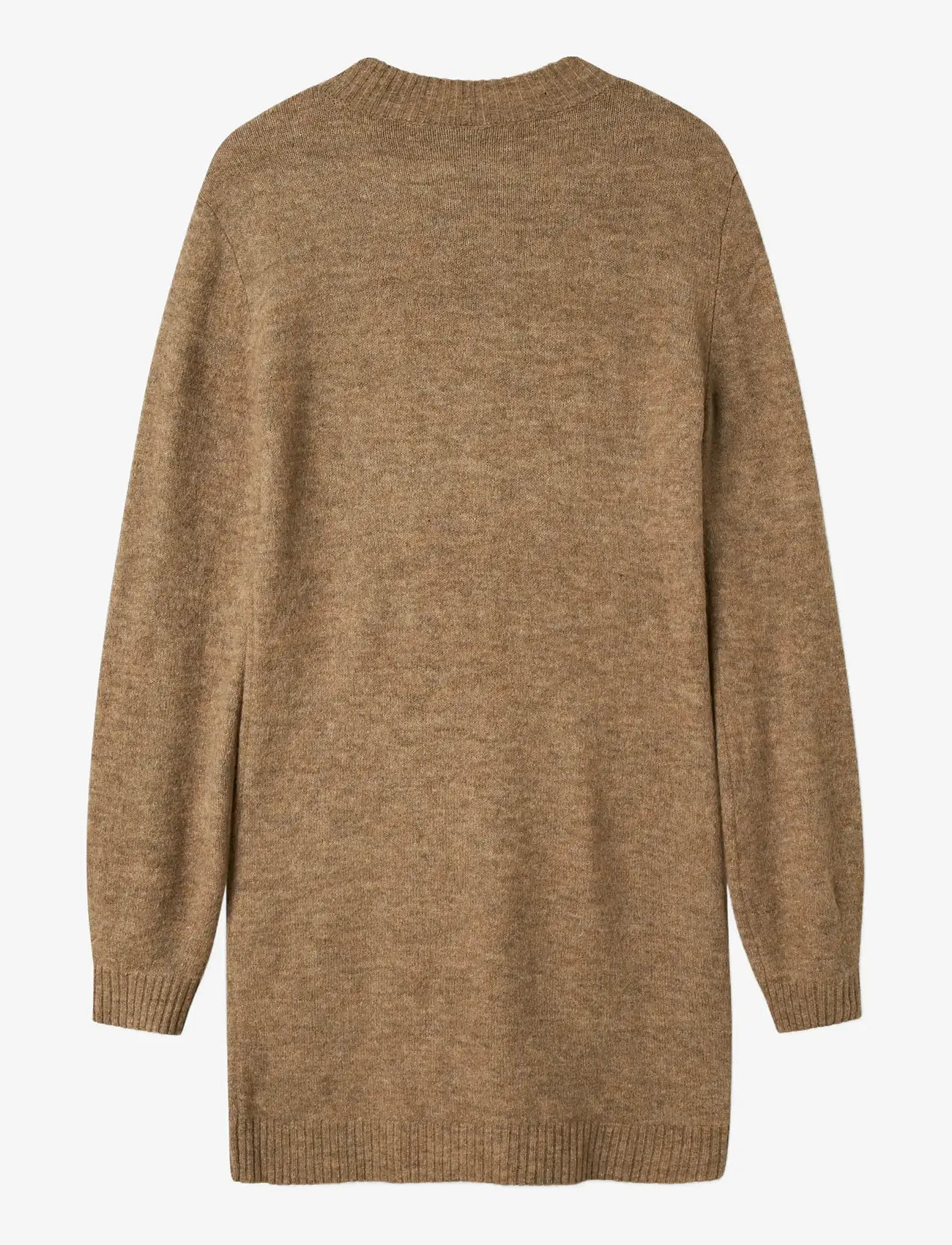 LMTD - NLFLODET LS SHORT KNIT DRESS - langærmede hverdagskjoler - savannah tan - 2