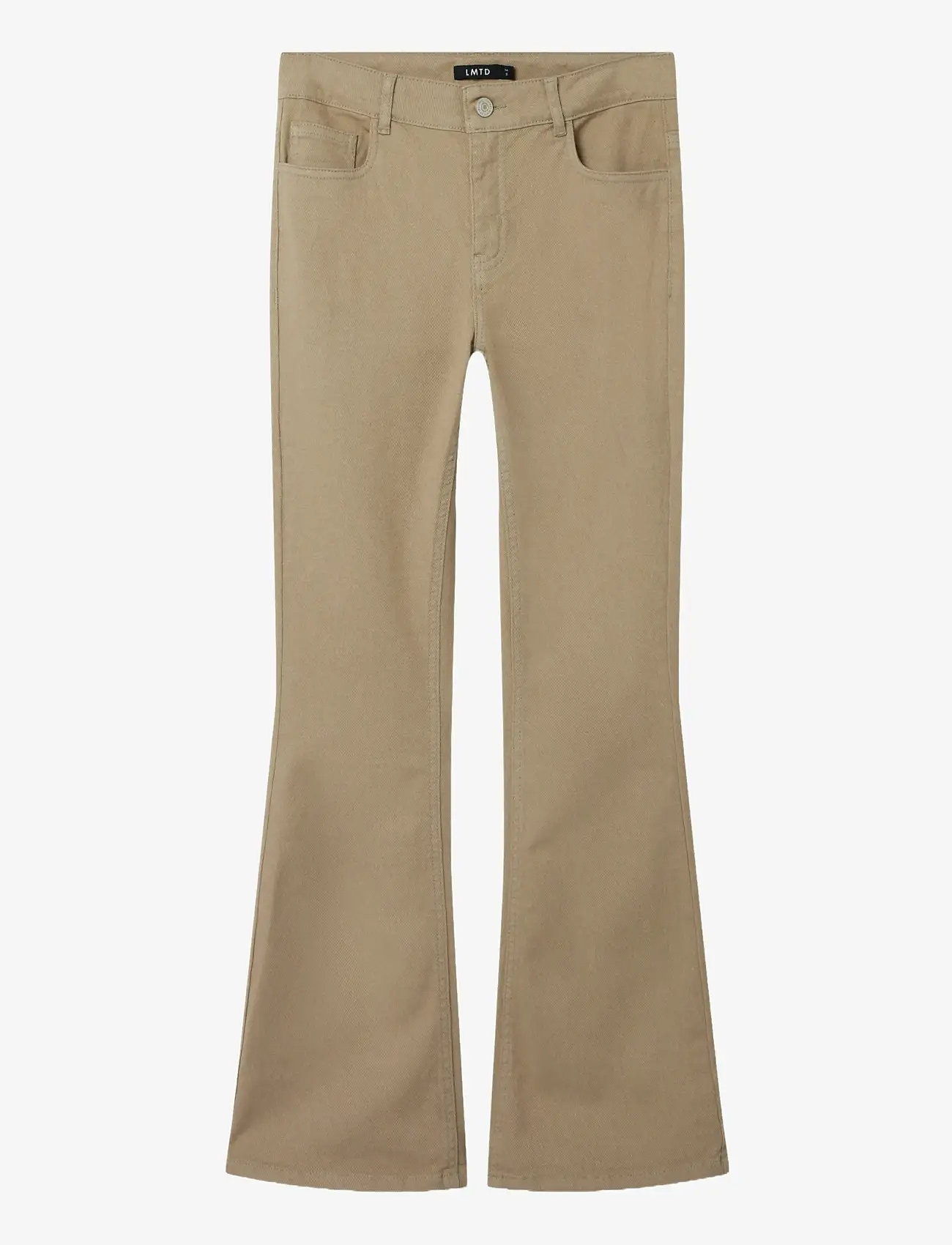 LMTD - NLFMAZZA TWI NW BOOTCUT PANT - bootcut jeans - chinchilla - 0