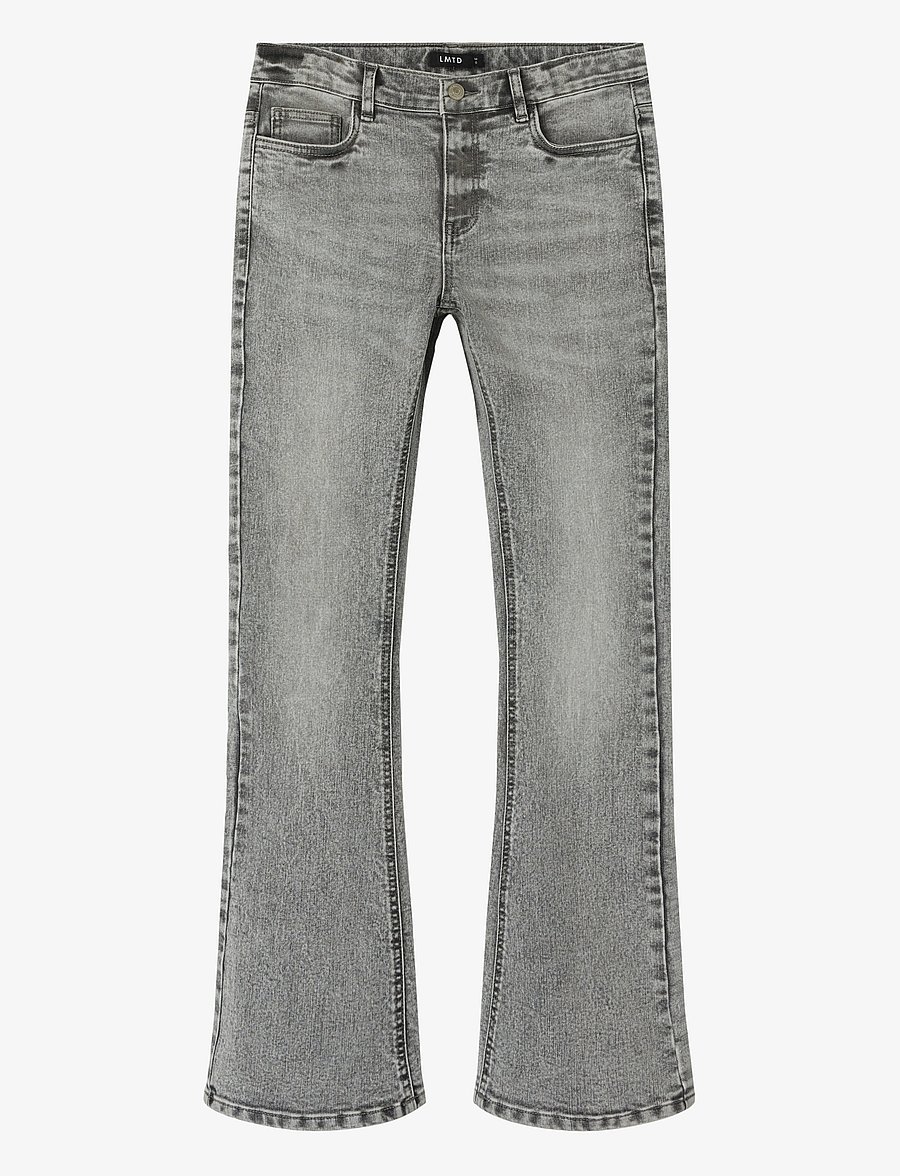 LMTD - NLFTIANNA DNM LW BOOTCUT PANT NOOS - hosen mit weitem bein - light grey denim - 0
