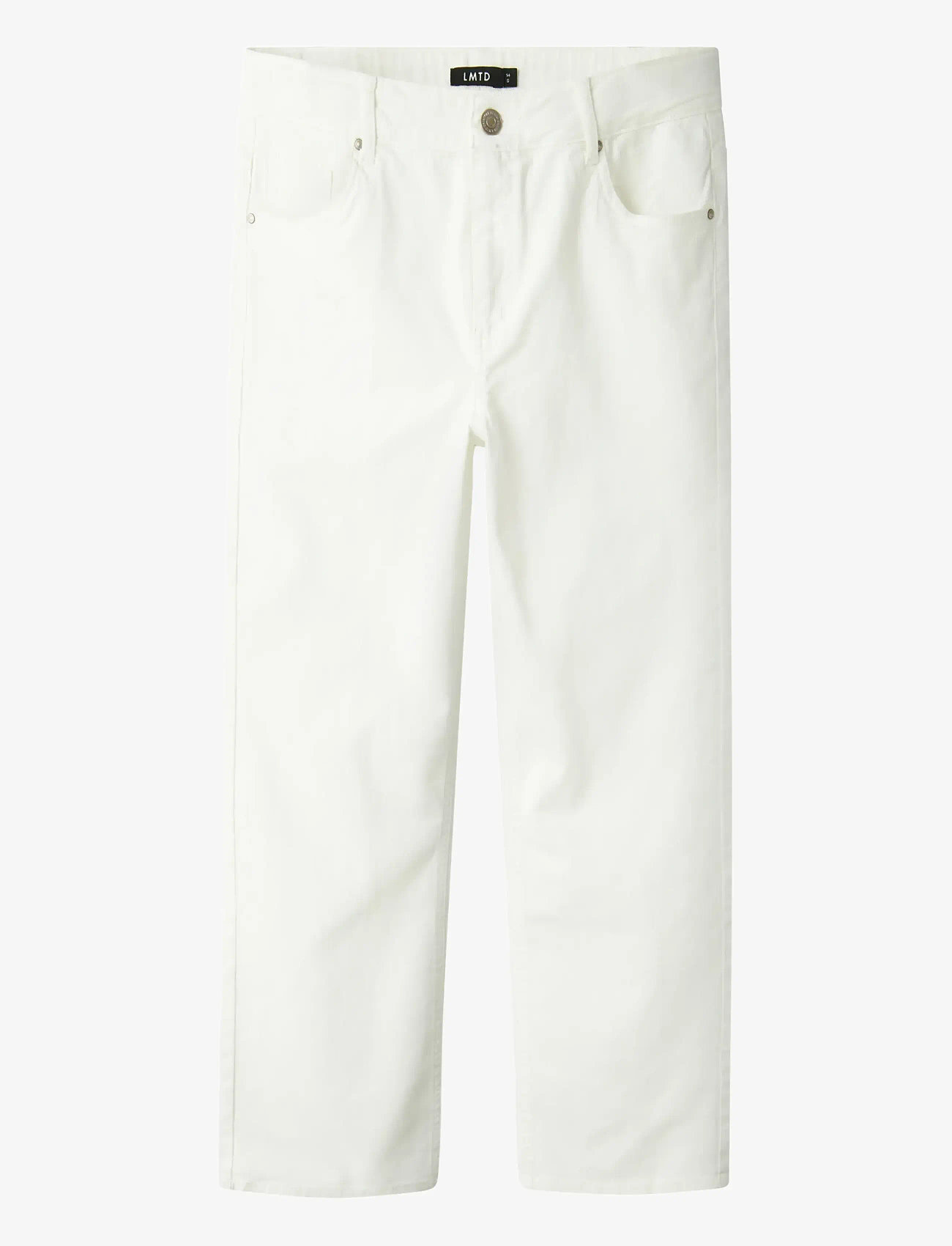 LMTD - NLMTAZZA TWI DAD STRAIGHT PANT NOOS - regular jeans - bright white - 0