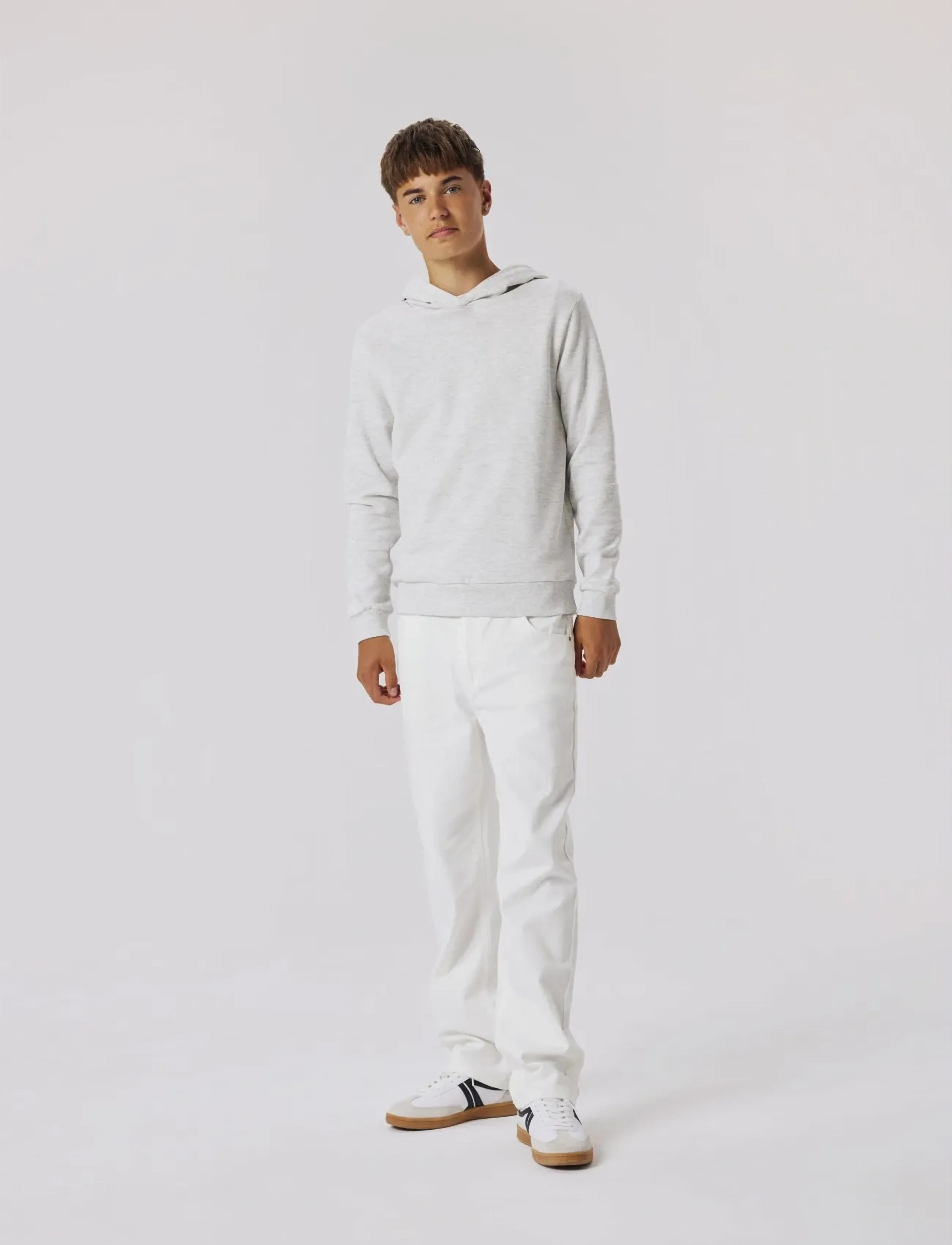 LMTD - NLMTAZZA TWI DAD STRAIGHT PANT NOOS - regular jeans - bright white - 5