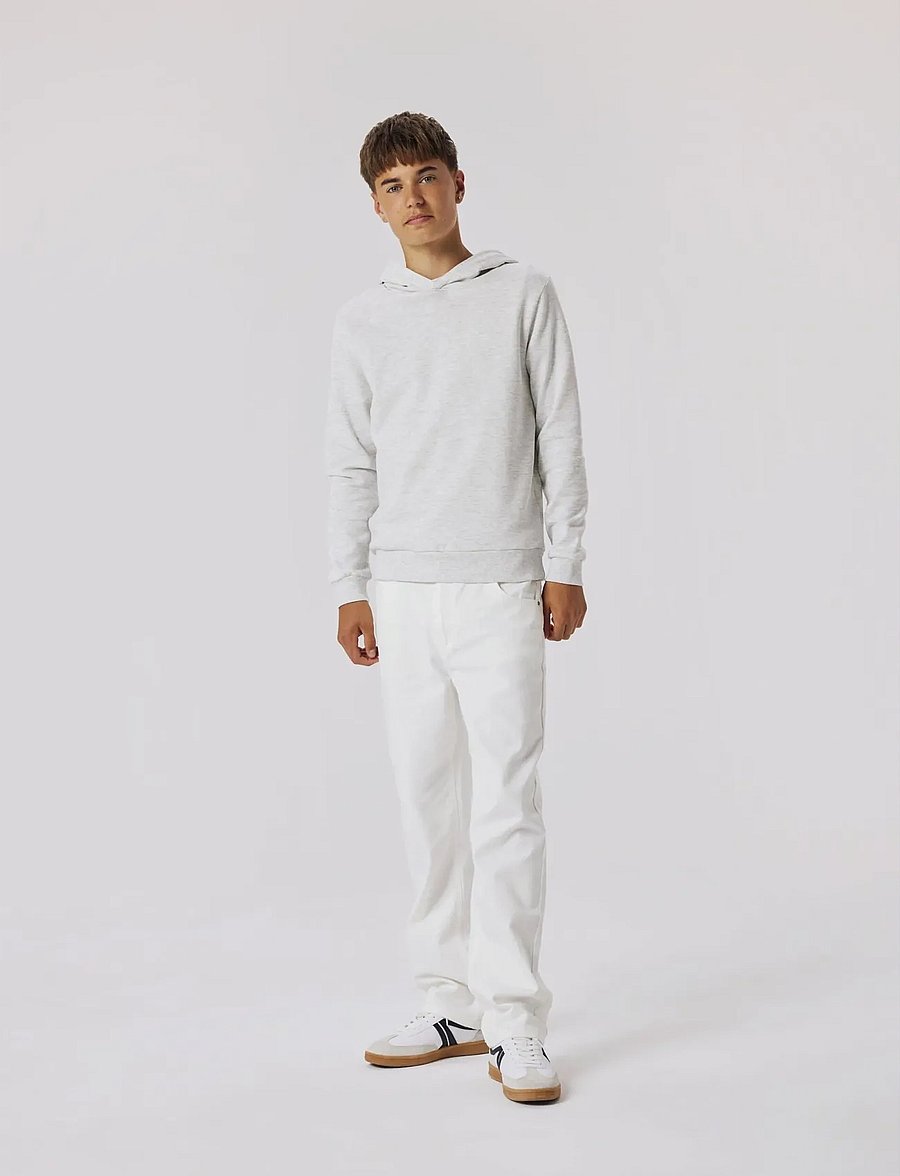 LMTD - NLMTAZZA TWI DAD STRAIGHT PANT NOOS - regular jeans - bright white - 5