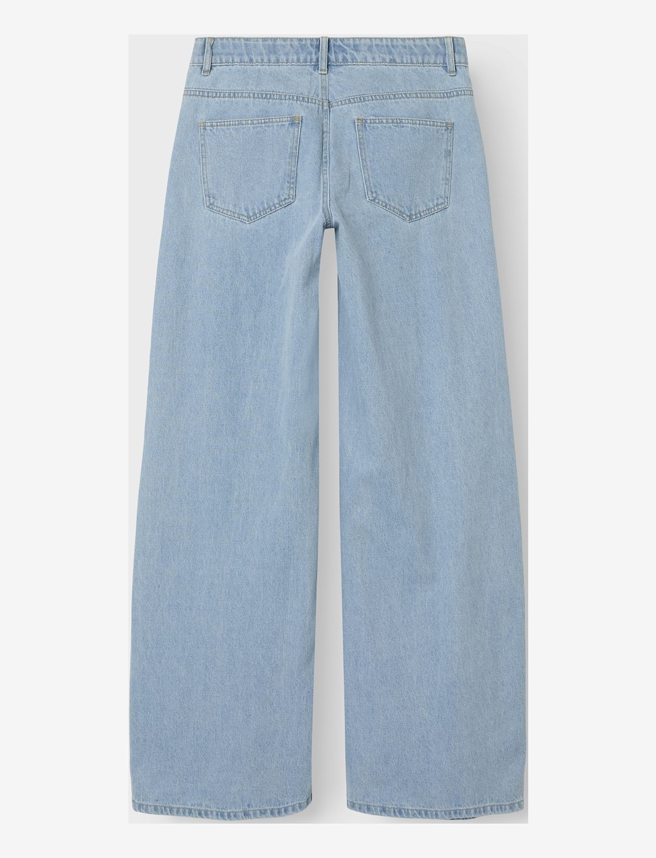 LMTD - NLFKIZZA DNM LW WIDE PANT NOOS - laia säärega teksad - light blue denim - 1