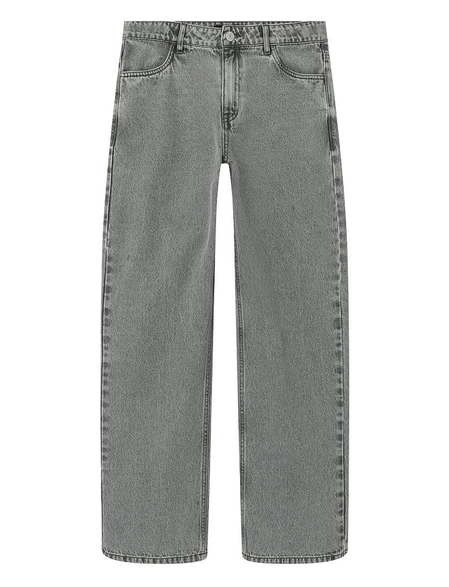 LMTD - NLMKIZZA DNM LOOSE PANT NOOS - rúmar gallabuxur - light grey denim - 0