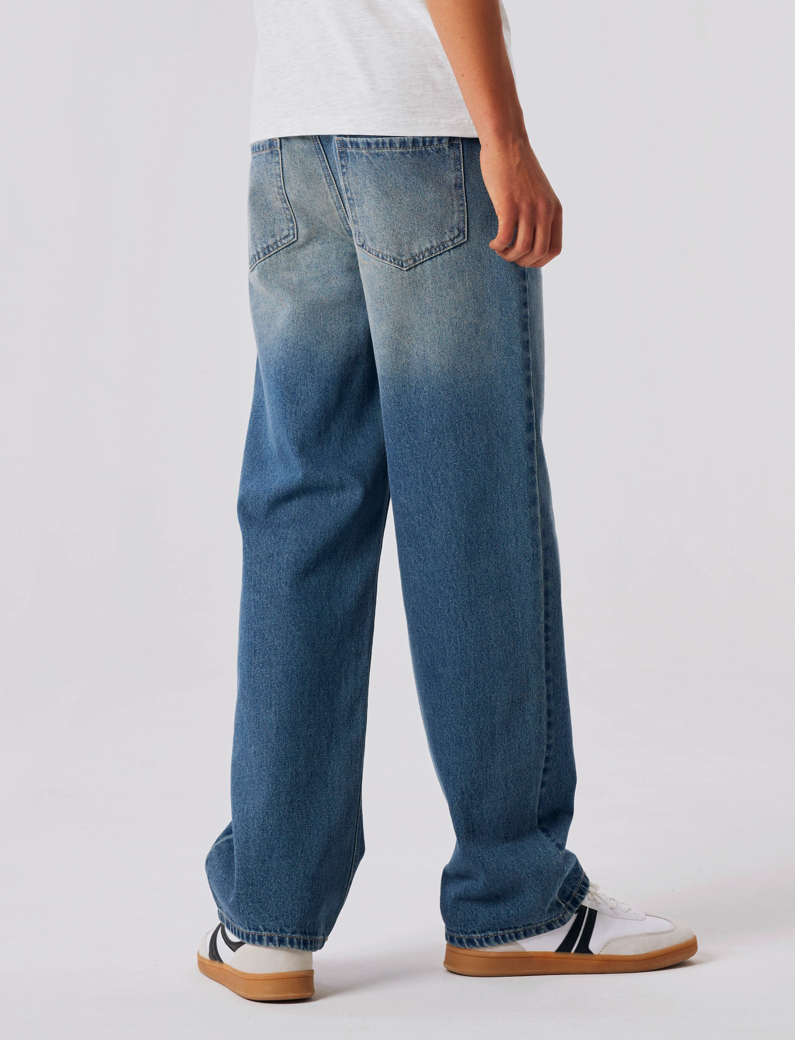 LMTD - NLMKIZZA DNM LOOSE PANT NOOS - loose jeans - medium blue denim - 3