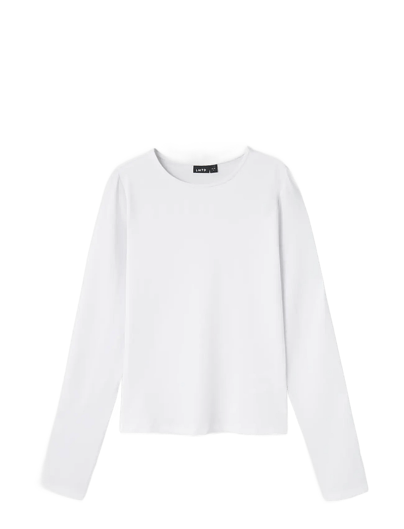 LMTD - NLFDINCI LS SHORT S TOP NOOS - marškinėliai ilgomis rankovėmis - bright white - 0