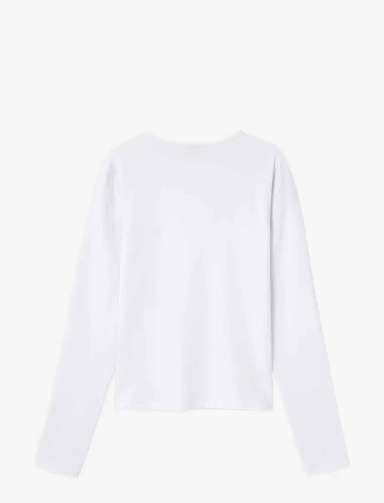 LMTD - NLFDINCI LS SHORT S TOP NOOS - langärmelig - bright white - 1
