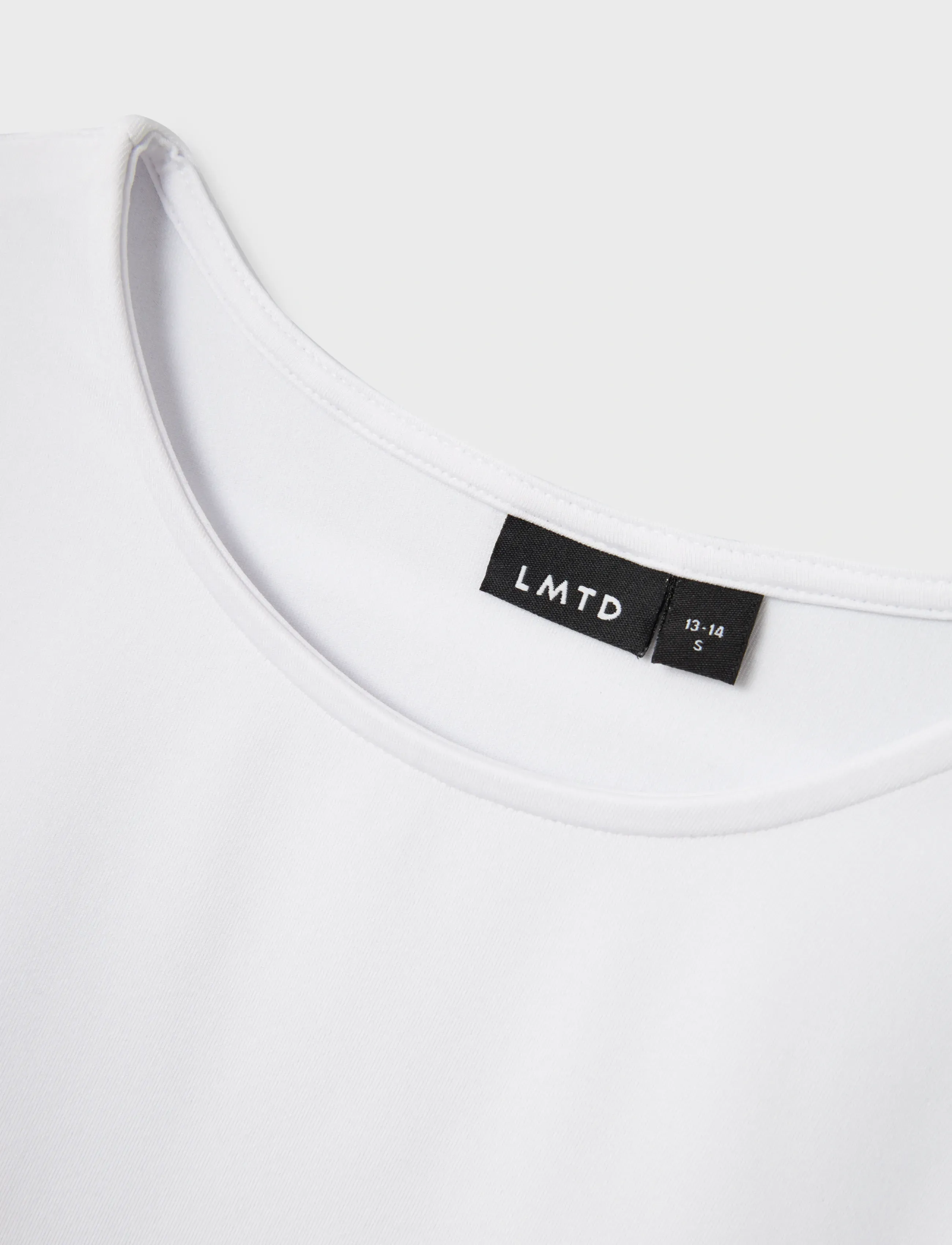 LMTD - NLFDINCI LS SHORT S TOP NOOS - langærmede t-shirts - bright white - 3