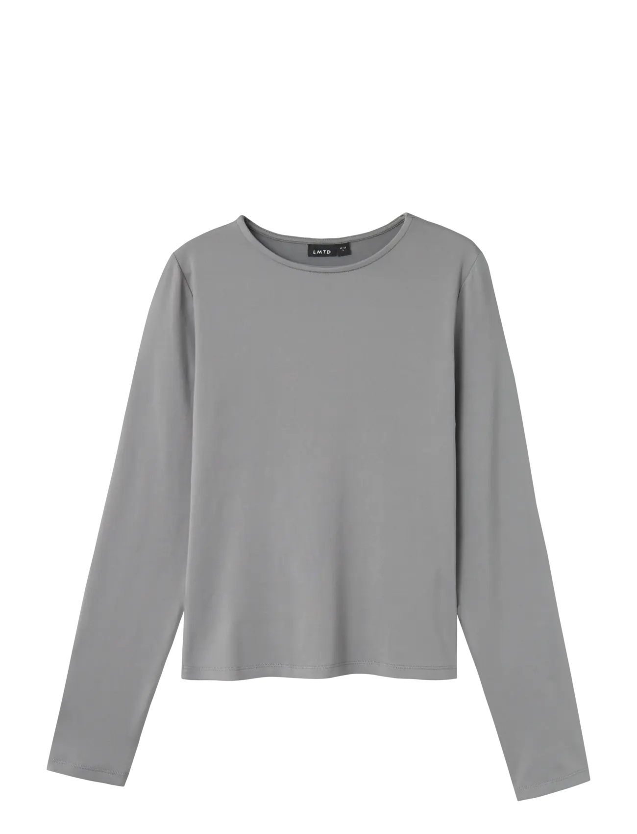 LMTD NLFDINCI LS SHORT S TOP NOOS - Winter Deals - SHARKSKIN / grey