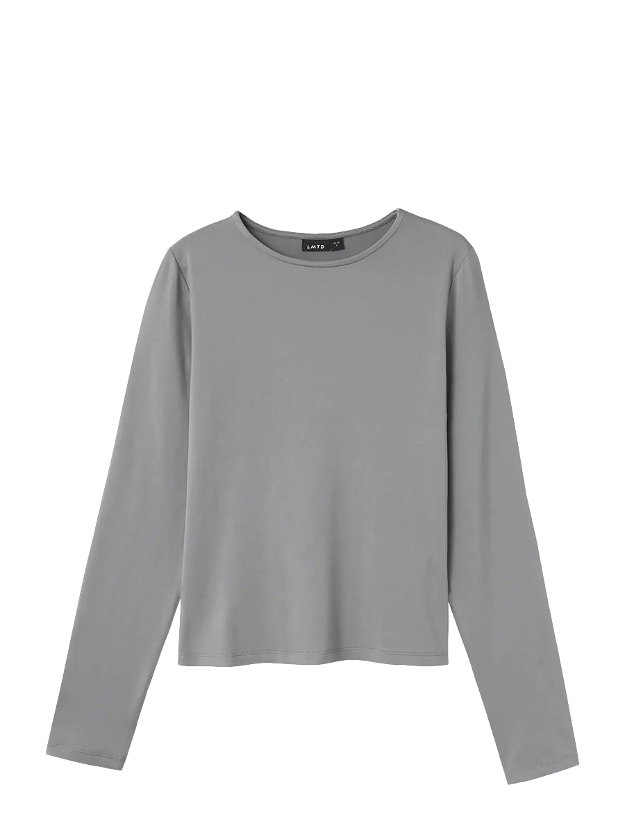 LMTD - NLFDINCI LS SHORT S TOP NOOS - lange mouwen - sharkskin - 0
