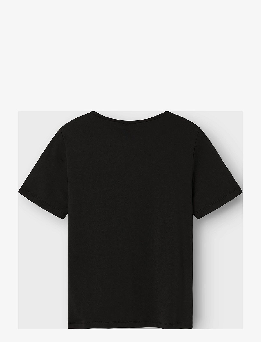 LMTD - NLFDINCI SS SHORT S TOP NOOS - kurzärmelige - black - 1