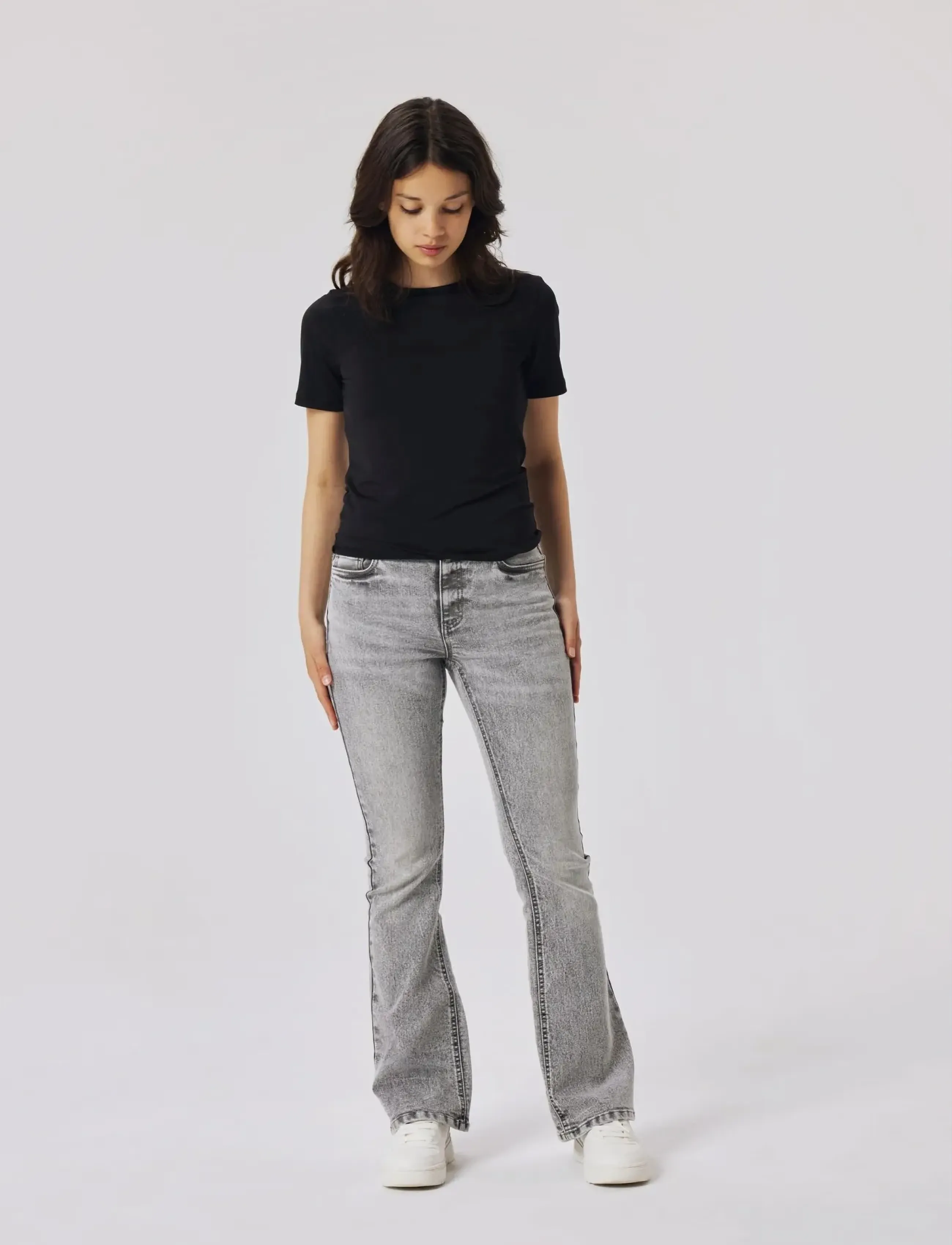 LMTD - NLFDINCI SS SHORT S TOP NOOS - kortärmade t-shirts - black - 4