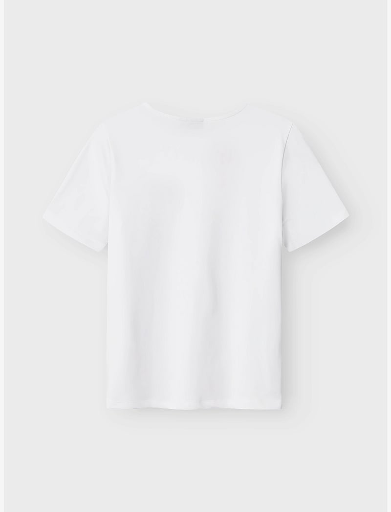 LMTD - NLFDINCI SS SHORT S TOP NOOS - kurzärmelige - bright white - 1