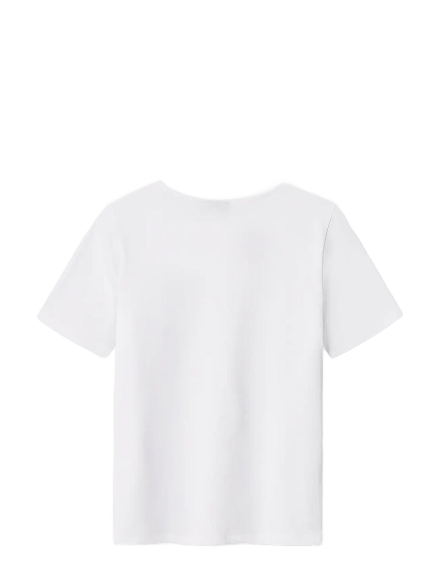 LMTD - NLFDINCI SS SHORT S TOP NOOS - kurzärmelige - bright white - 1
