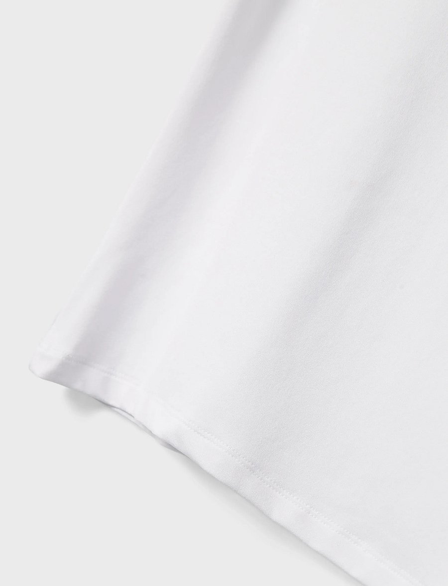 LMTD - NLFDINCI SS SHORT S TOP NOOS - kurzärmelige - bright white - 4
