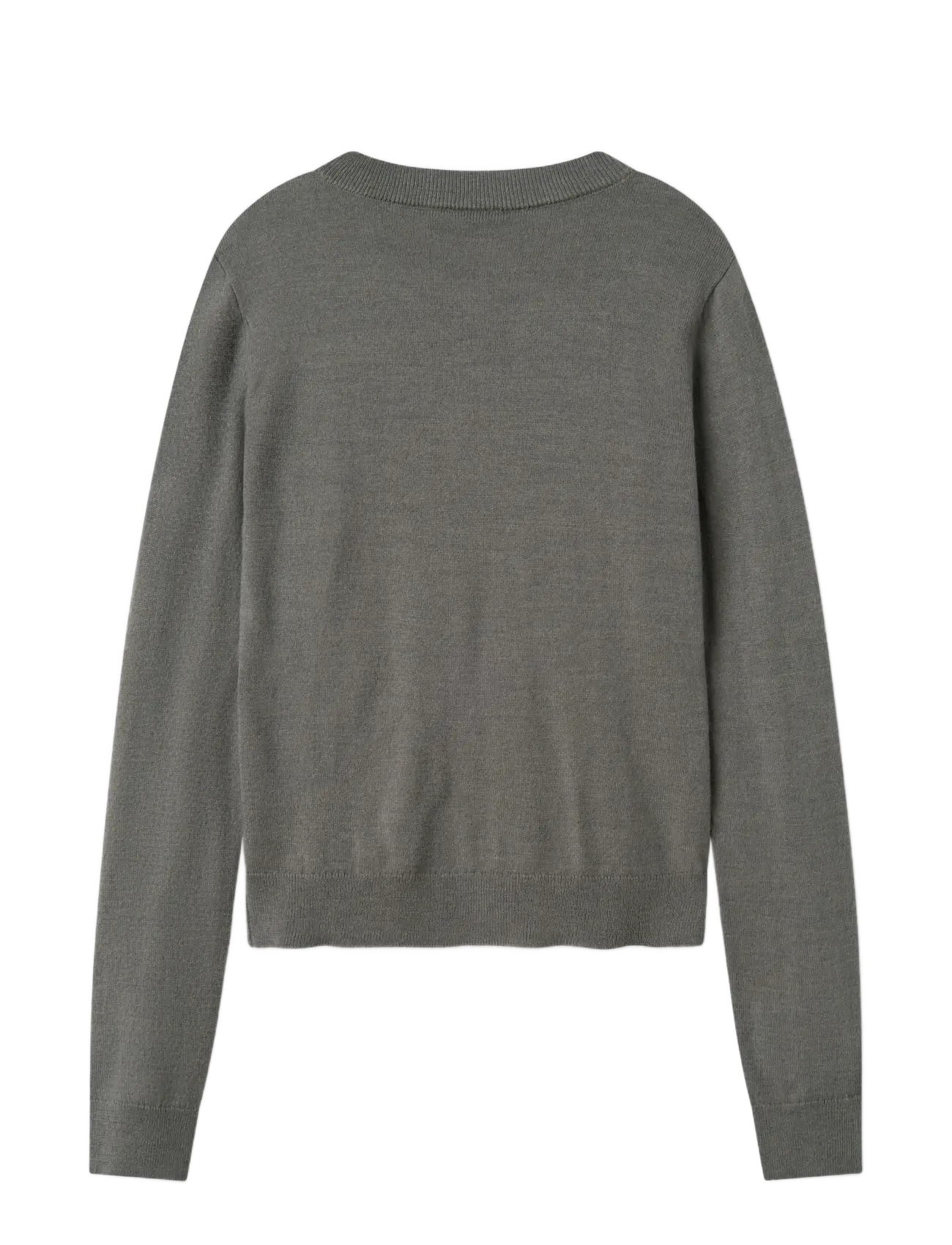LMTD - NLFDANCY LS SHORT KNIT CARDIGAN - cardigans - sharkskin - 1