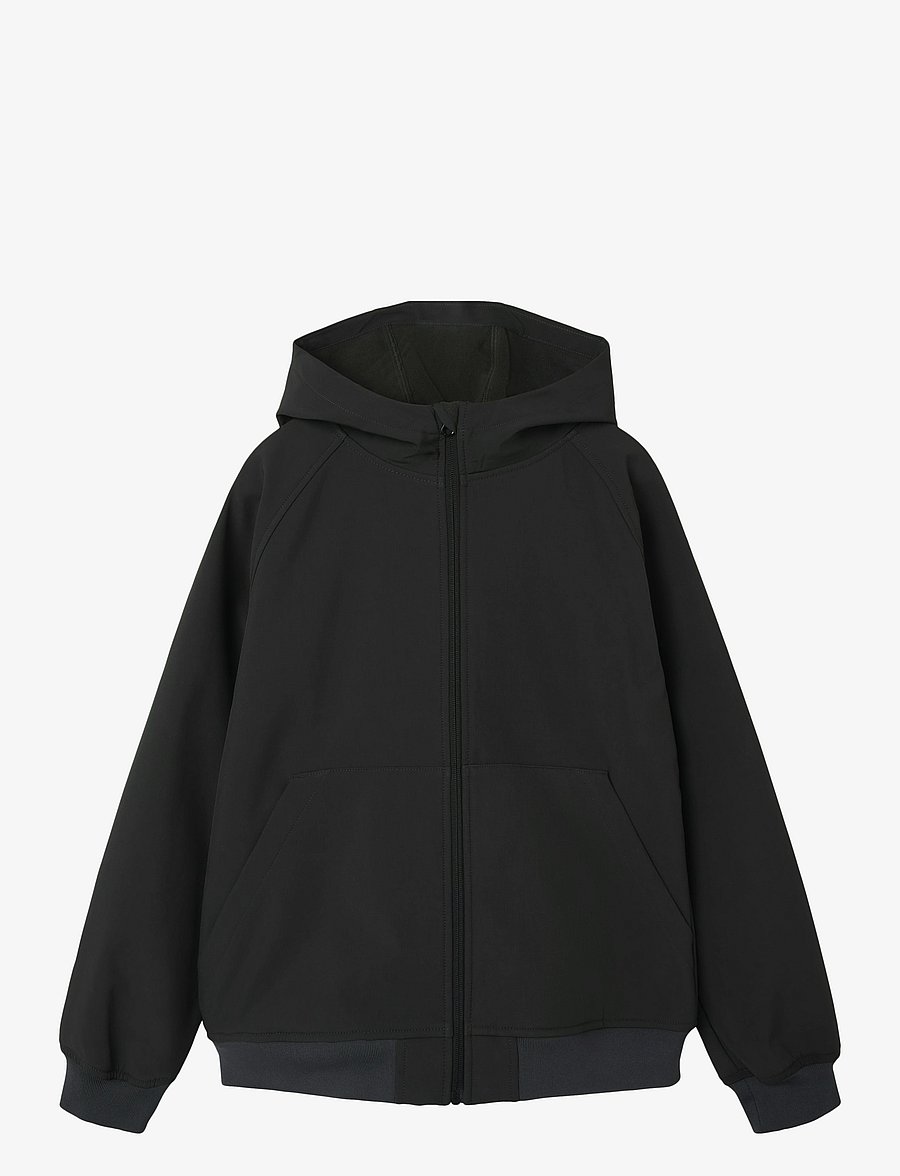 LMTD - NLMALFA08 JACKET LS SOFTSHELL FO - pirate black - 0
