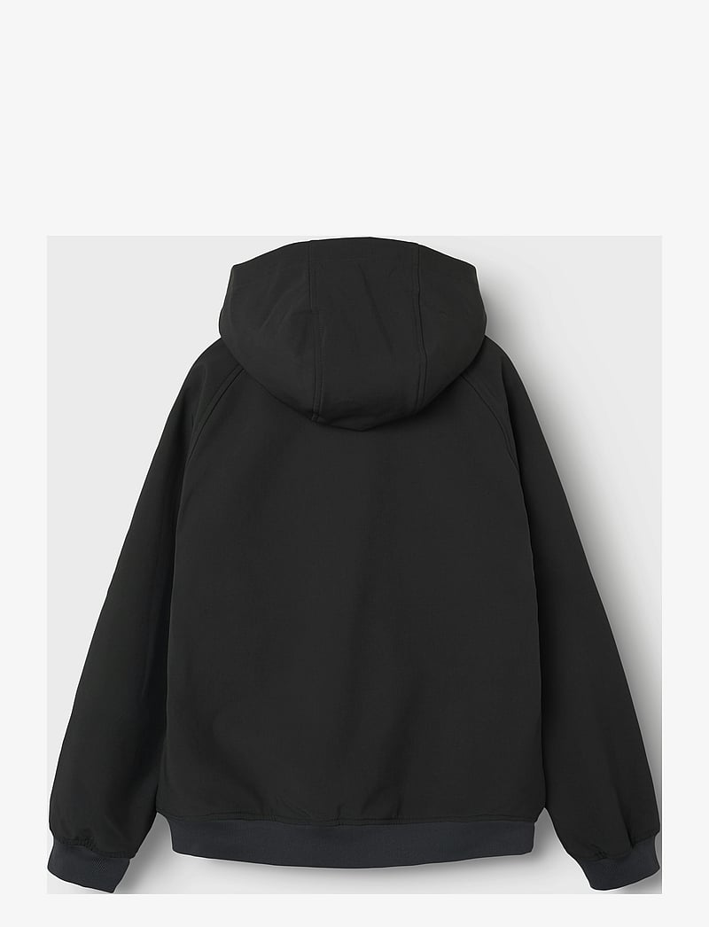 LMTD - NLMALFA08 JACKET LS SOFTSHELL FO - softshell-jacken - pirate black - 1