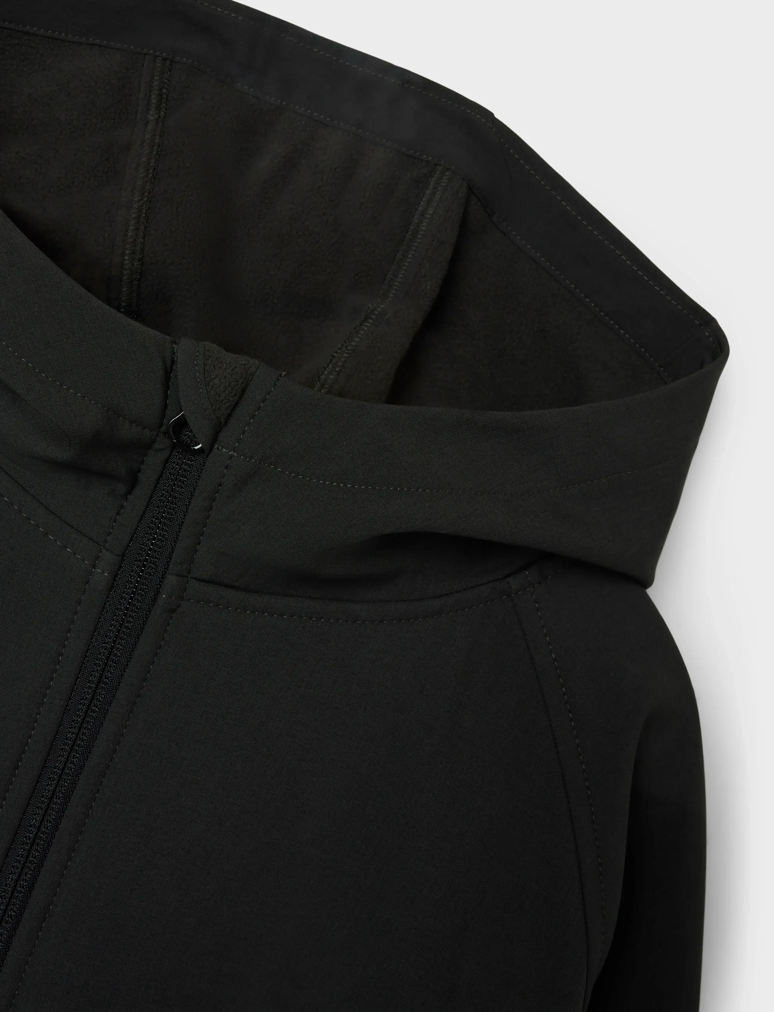 LMTD - NLMALFA08 JACKET LS SOFTSHELL FO - pirate black - 3