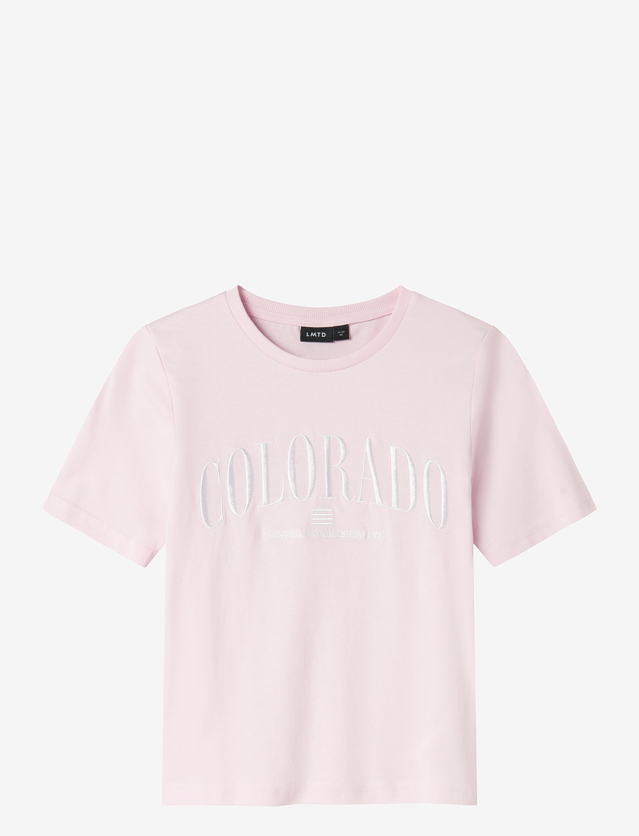 LMTD - NLFBYASI  SS SHORT XS TOP - pink tulle - 1