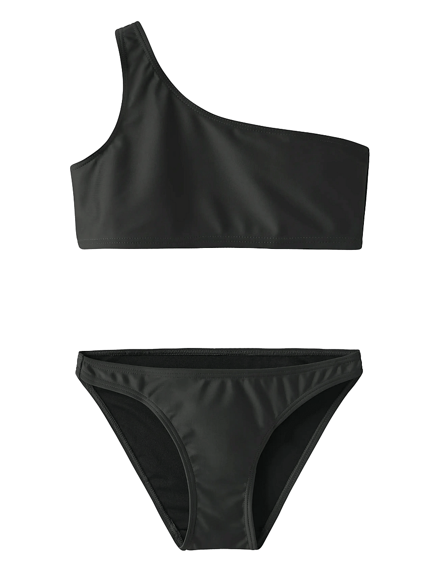 LMTD - NLFZILSE ONE SHOULDER BIKINI - bikinier - pirate black - 0