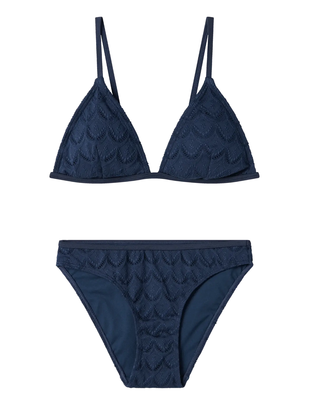 LMTD Nlfzayai Bikini, 134-140, Navy, Badetøj > Bikinier, Børn